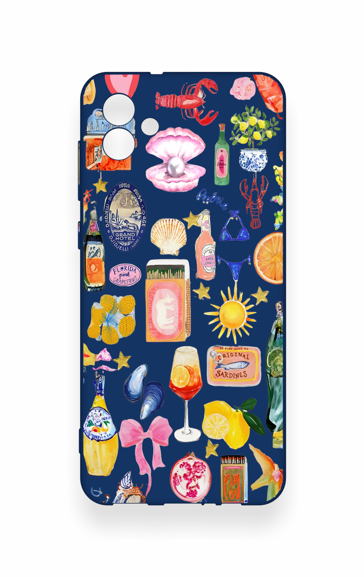 Samsung A04 Uyumlu Summer Desenli Silikon Kılıf