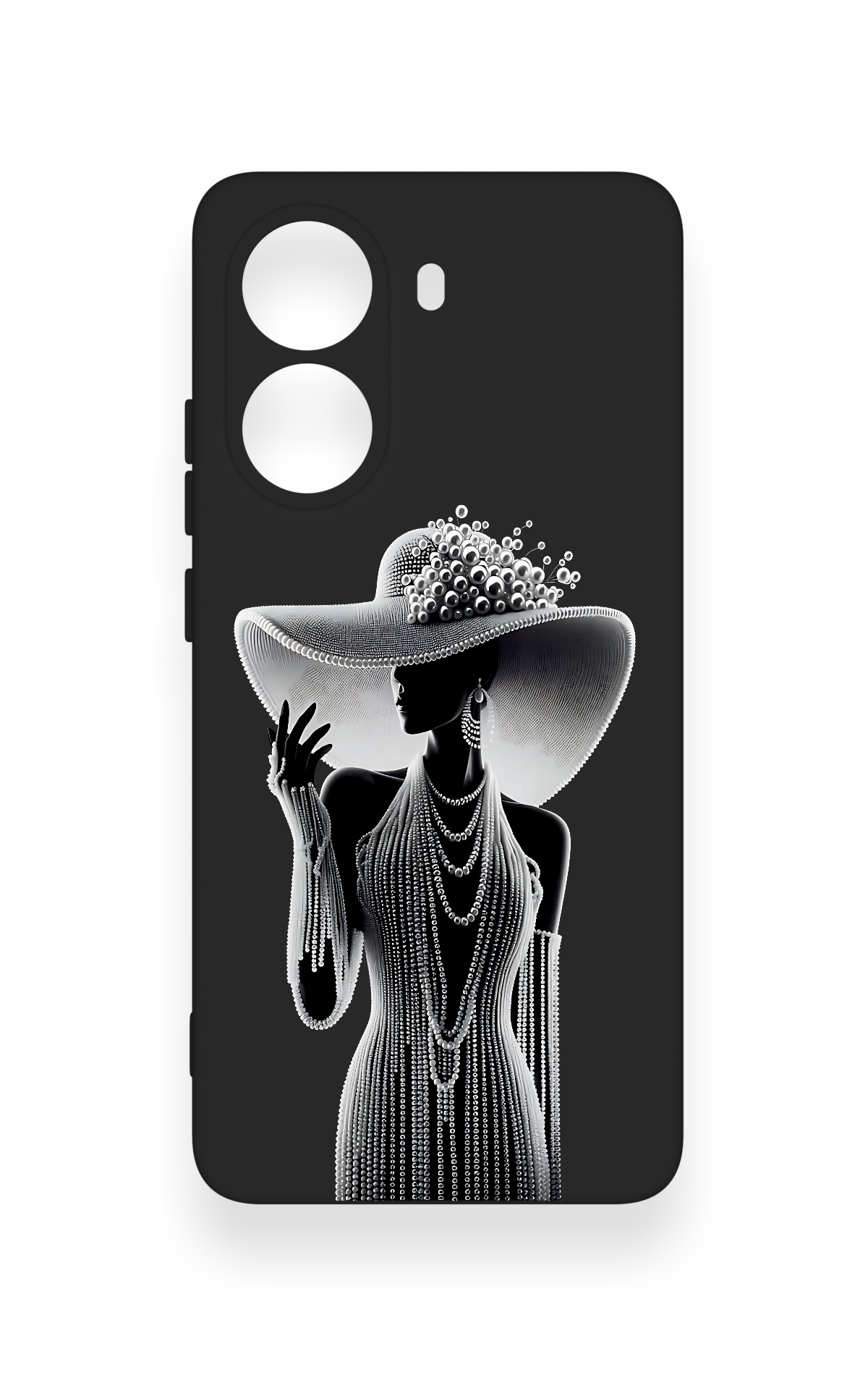 Poco X7 Pro Uyumlu Lady Desenli Silikon Kılıf