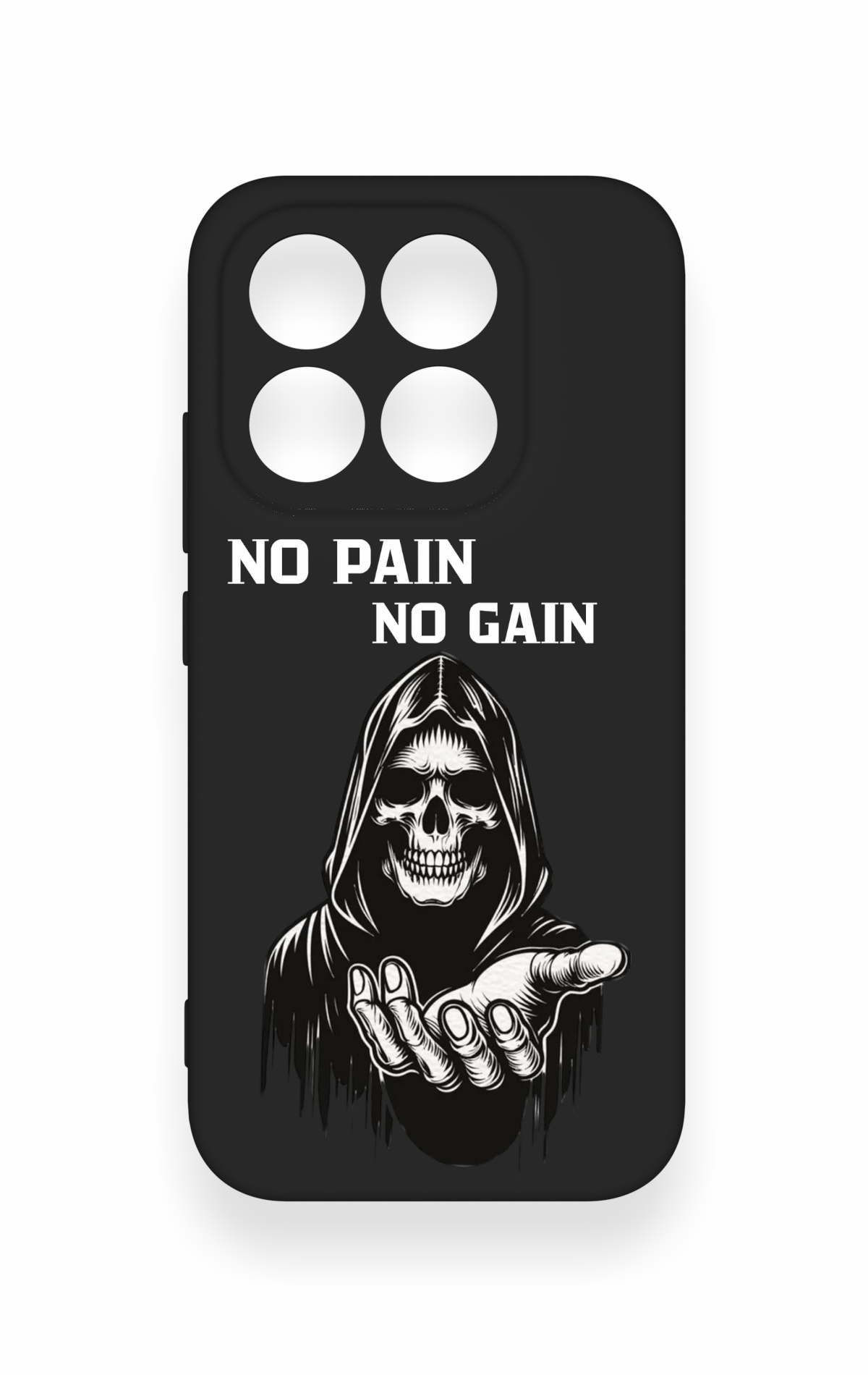 Xiaomi Mi 17 5G Uyumlu No Pain No Gain Desenli Silikon Kılıf
