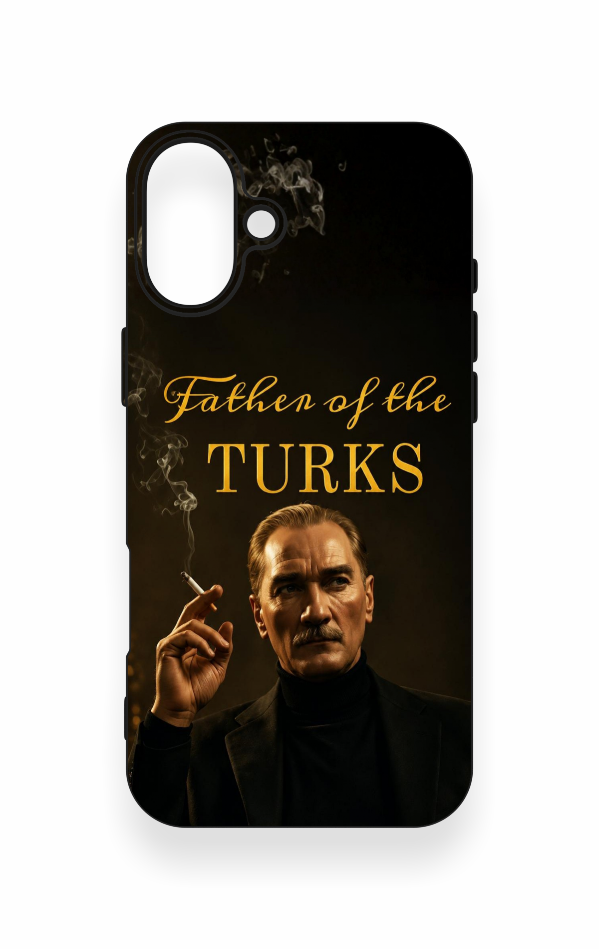 iPhone 16 Plus Uyumlu Father Of The Turks Desenli Silikon Kılıf