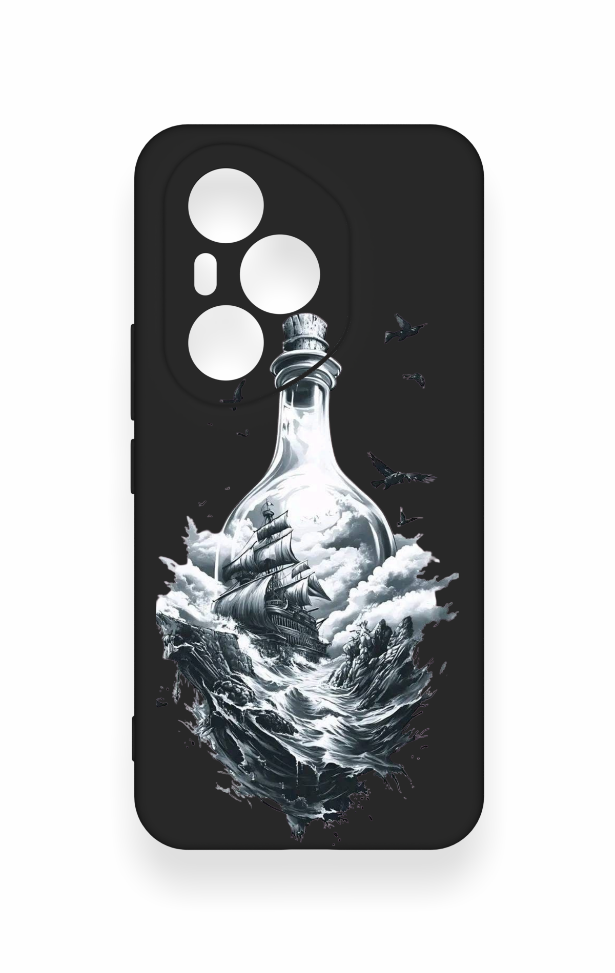 Honor 400 Pro Uyumlu Secret Sea Desenli Silikon Kılıf