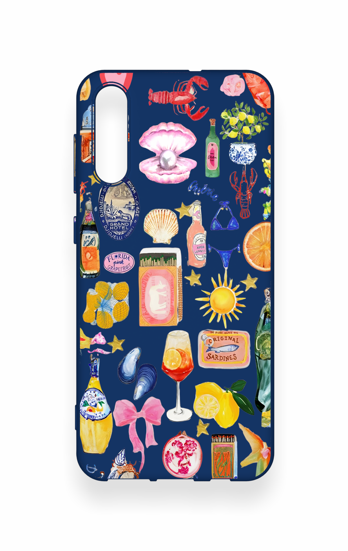Samsung A50 Uyumlu Summer Desenli Silikon Kılıf
