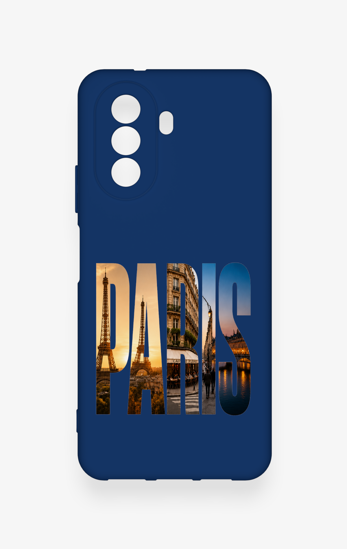 Huawei Nova Y70 Uyumlu Paris Desenli Silikon Kılıf