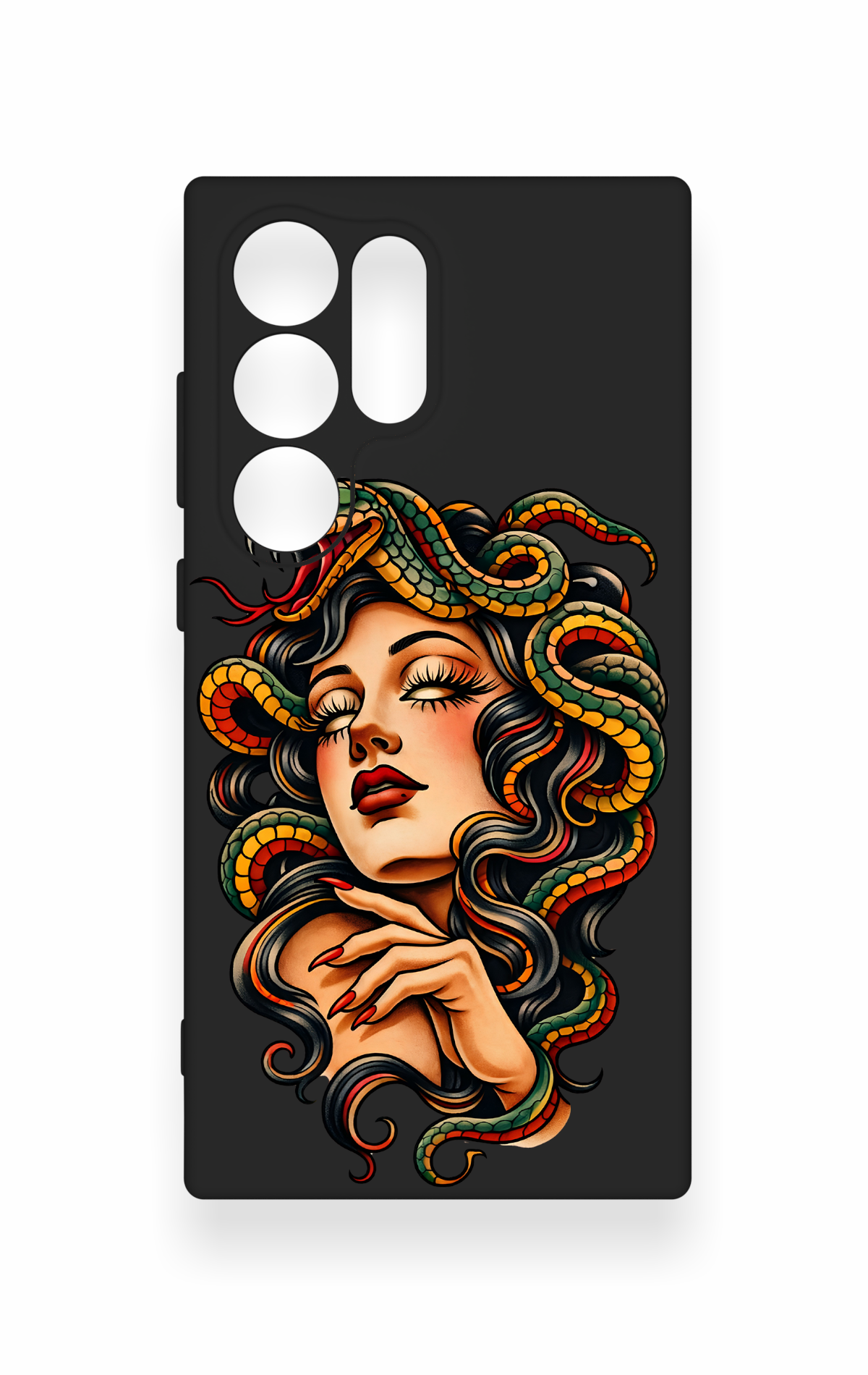Samsung S24 Ultra Uyumlu Medusa Desenli Silikon Kılıf