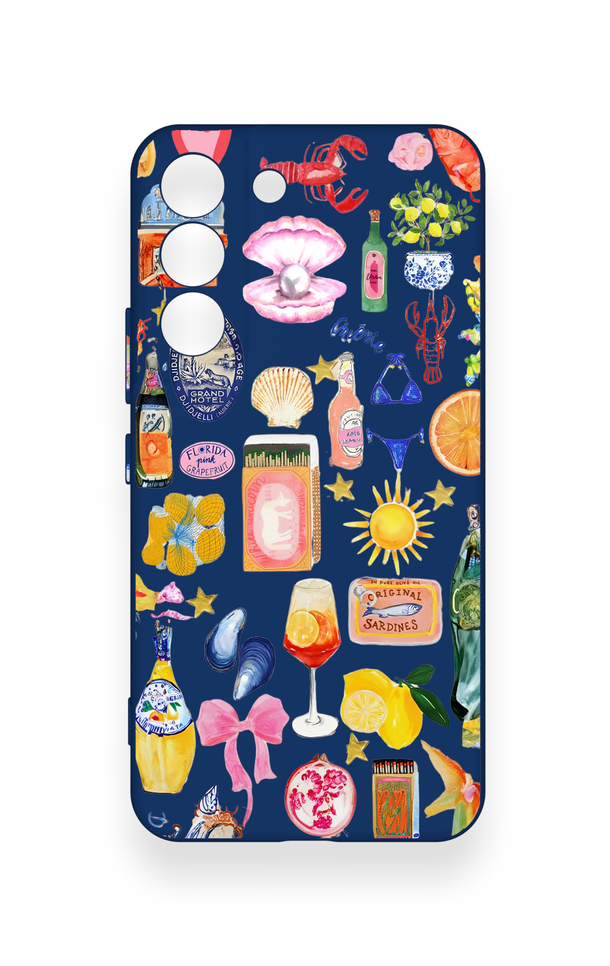 Samsung S22 Uyumlu Summer Desenli Silikon Kılıf