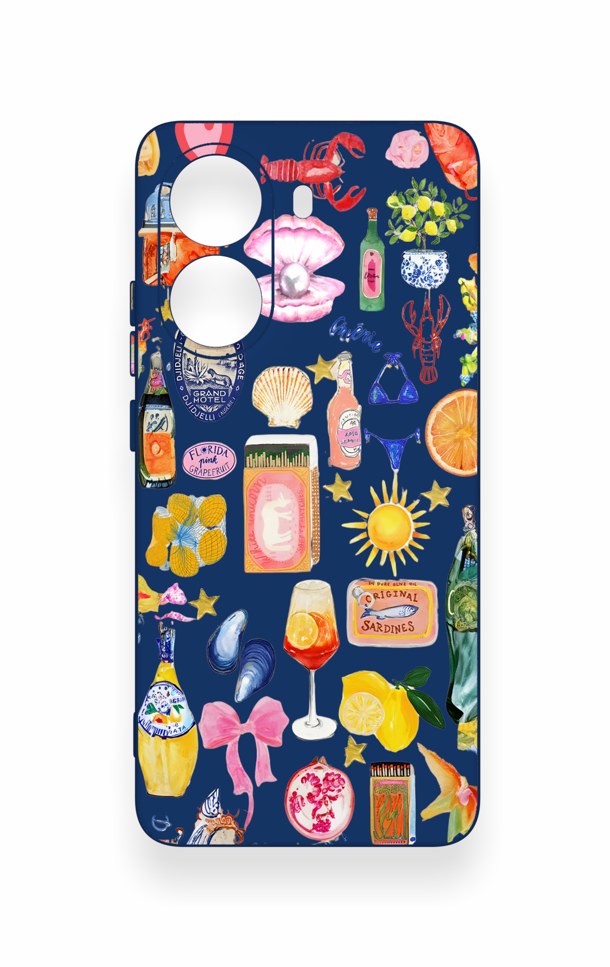 Poco X7 Pro Uyumlu Summer Desenli Silikon Kılıf