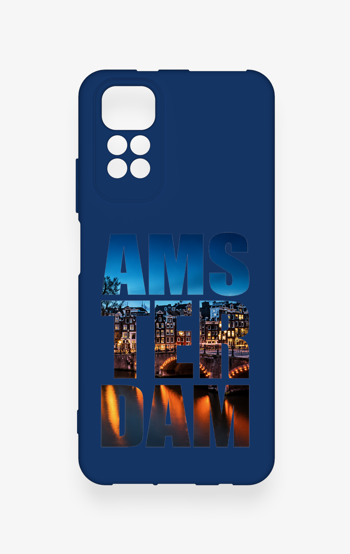Redmi Note 11S Uyumlu Amsterdam Desenli Silikon Kılıf