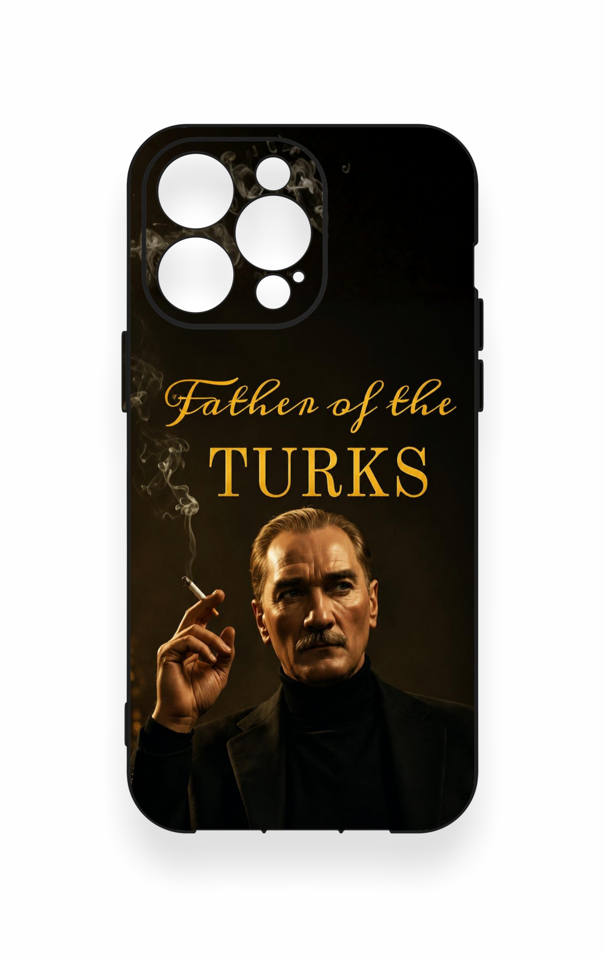 iPhone 14 Pro Max Uyumlu Father Of The Turks Desenli Silikon Kılıf