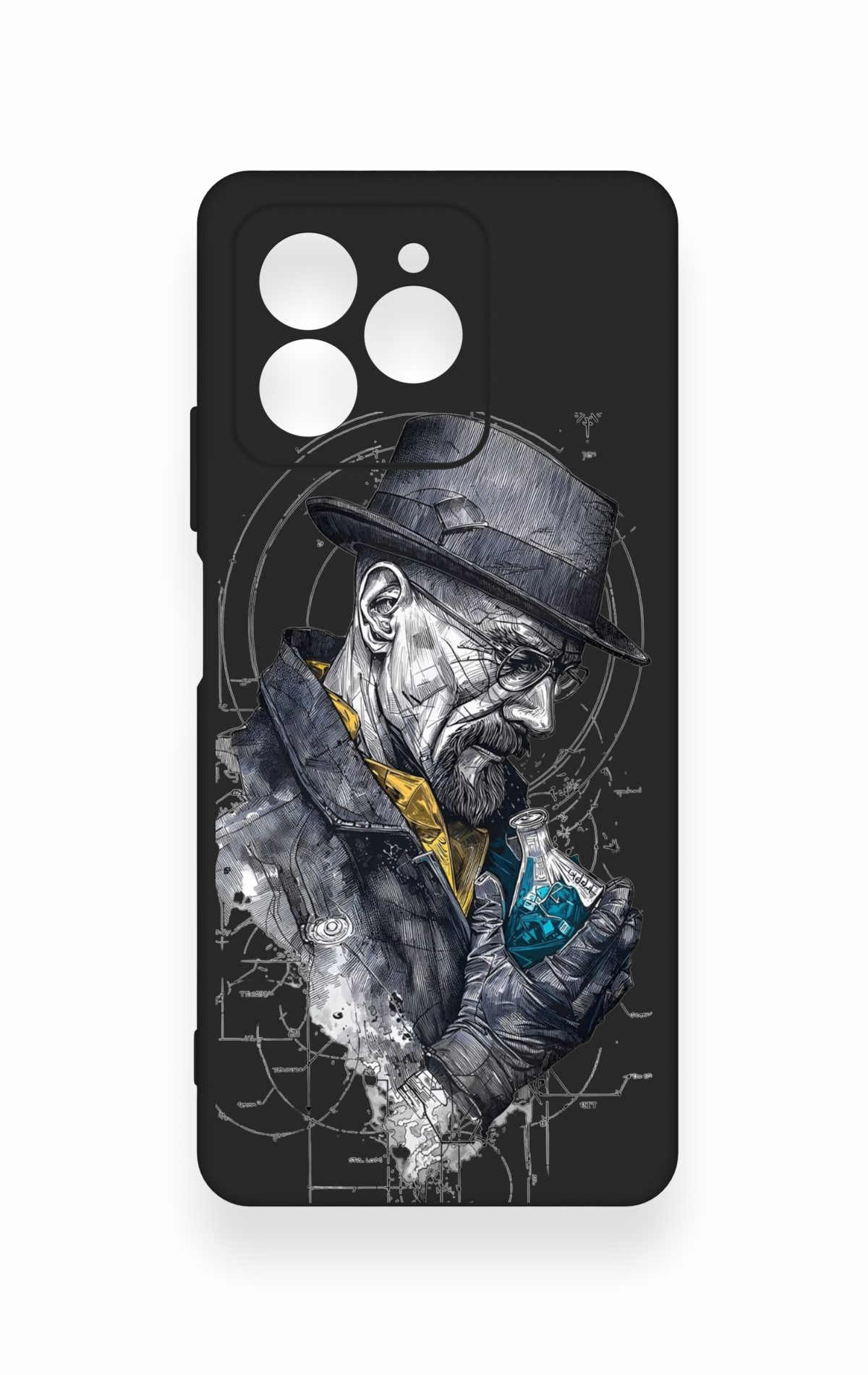 Omix X7 Uyumlu Walter White Desenli Silikon Kılıf