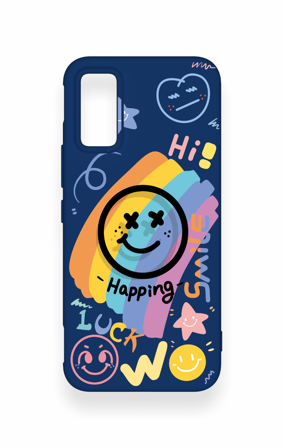 İnfinix Gt 30 Pro Uyumlu Happing Smile Desenli Silikon Kılıf