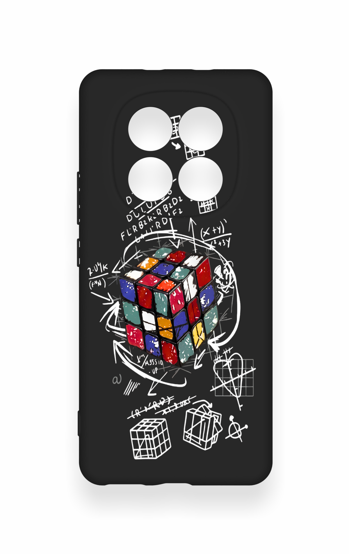REDMİ NOTE 15 4G Uyumlu Rubik Küb Desenli Silikon Kılıf