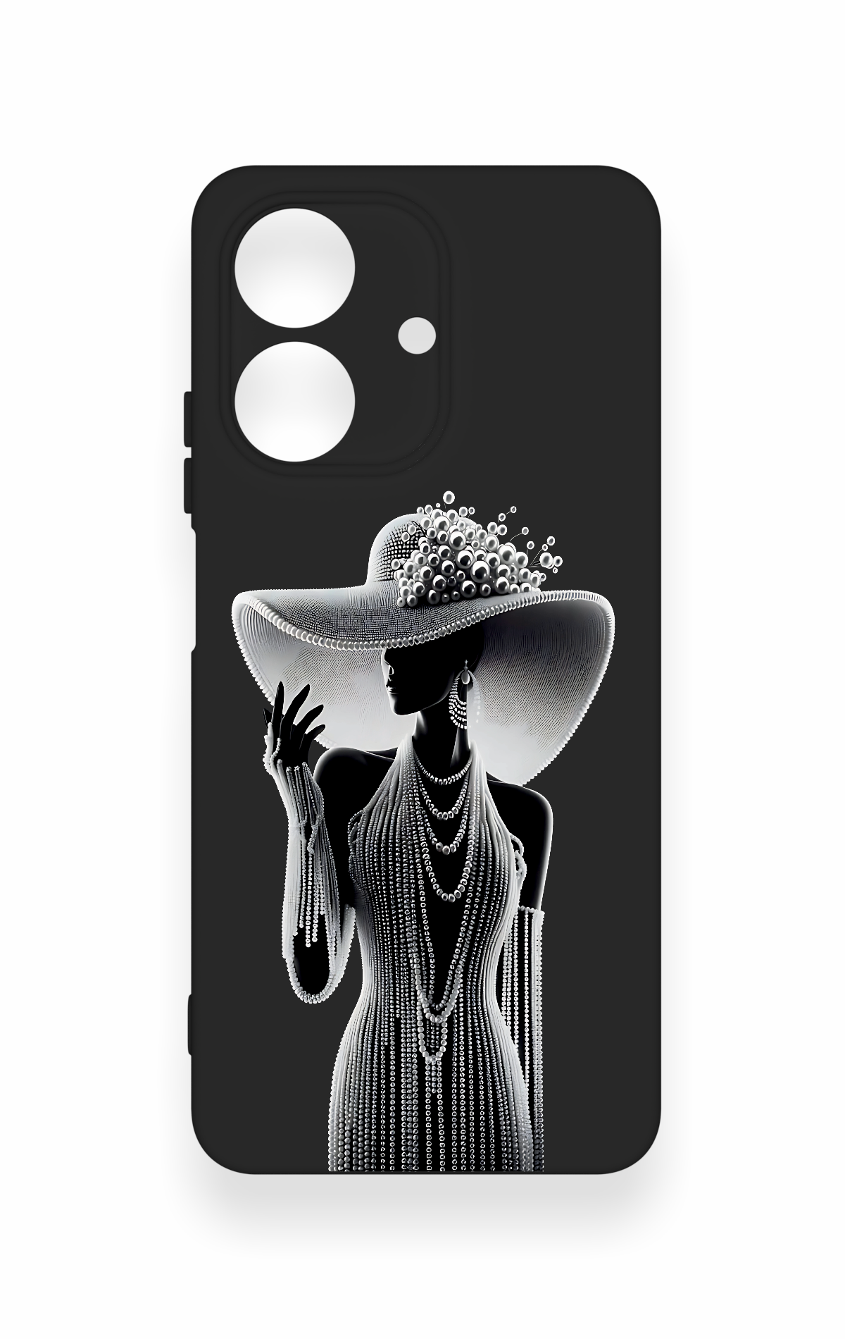 Realme Note 60 Uyumlu Lady Desenli Silikon Kılıf