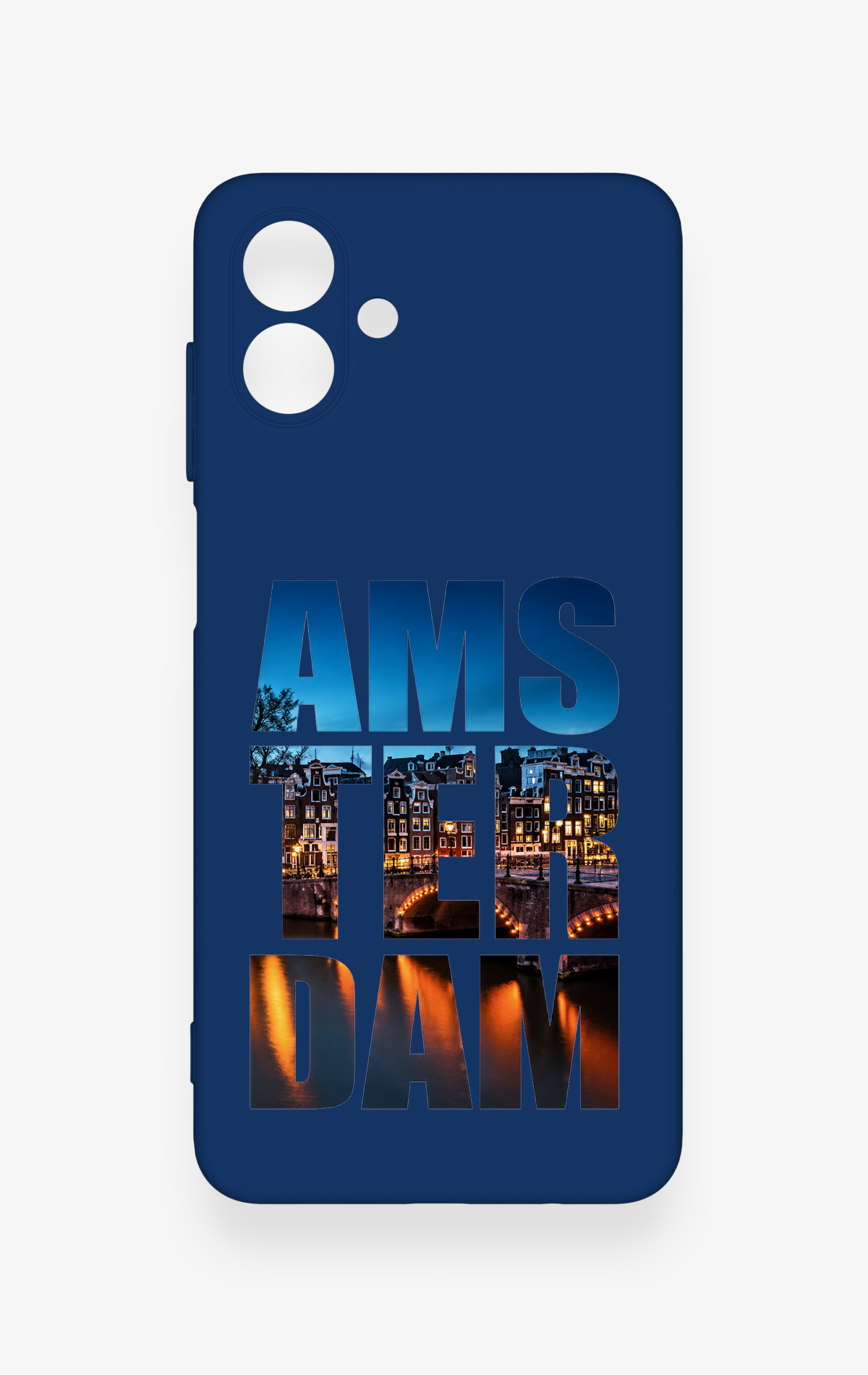 Samsung A07 Uyumlu Amsterdam Desenli Silikon Kılıf