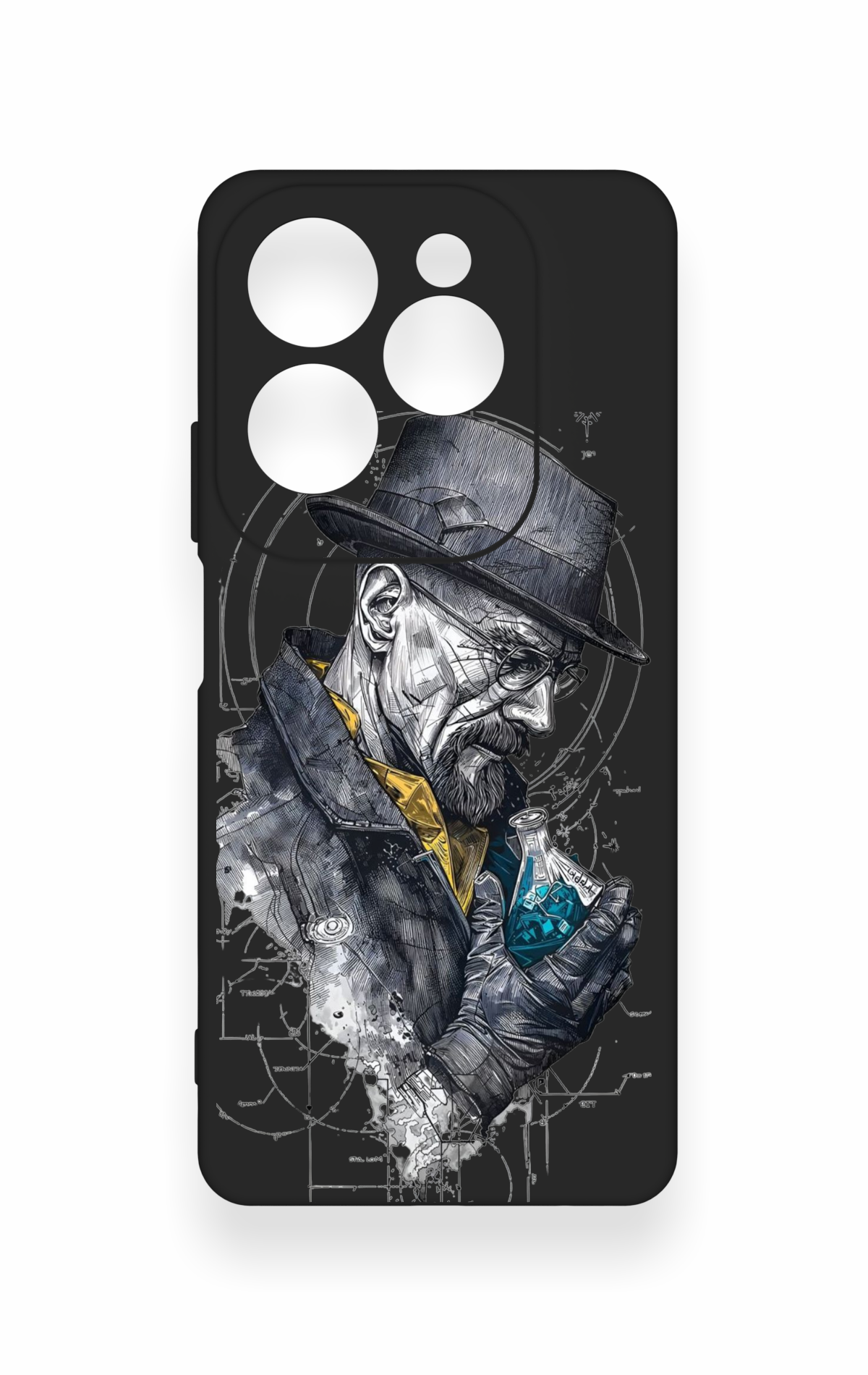 İnfinix Hot 40 Pro Uyumlu Walter White Desenli Silikon Kılıf
