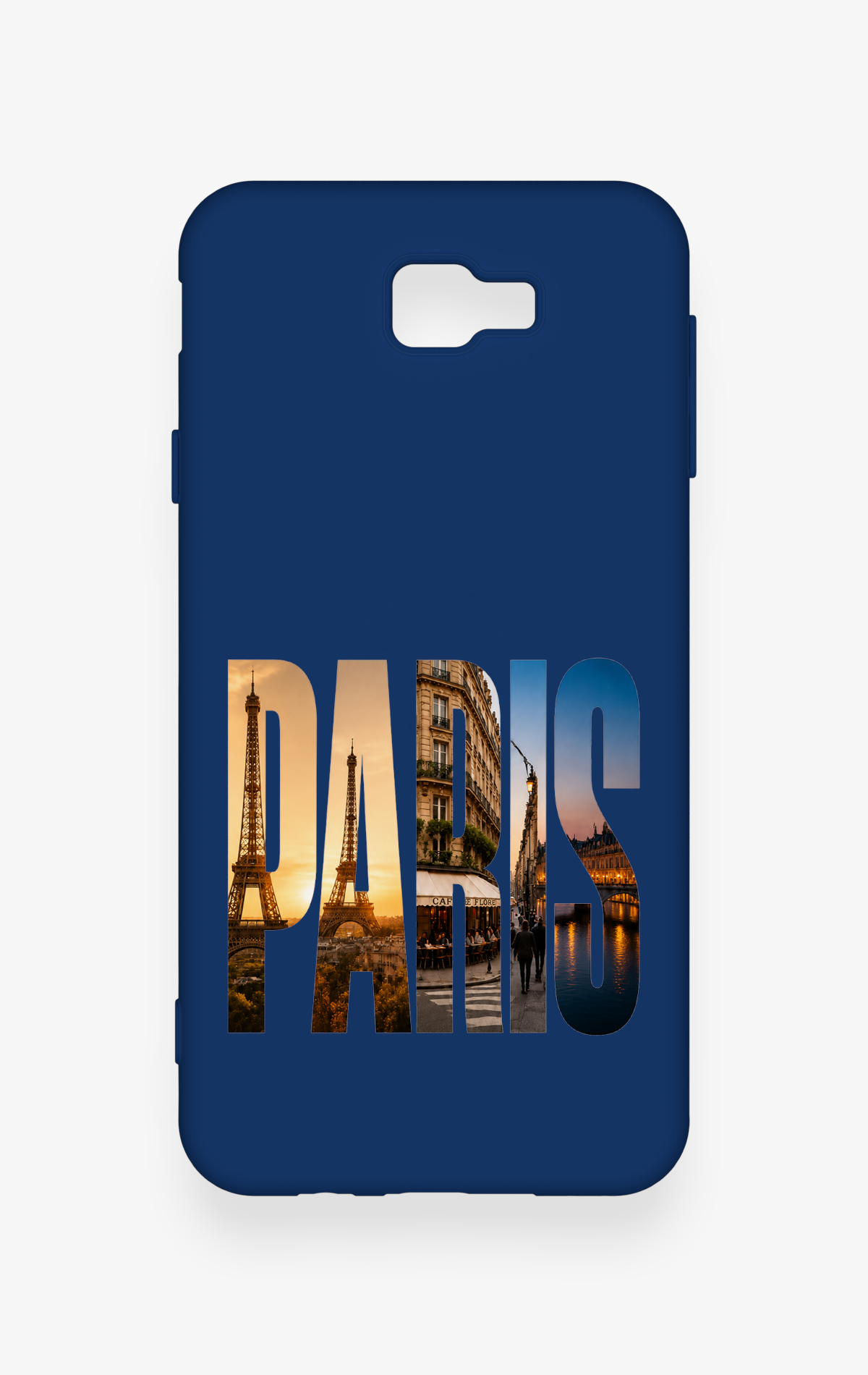 Samsung J7 Prime Uyumlu Paris Desenli Silikon Kılıf