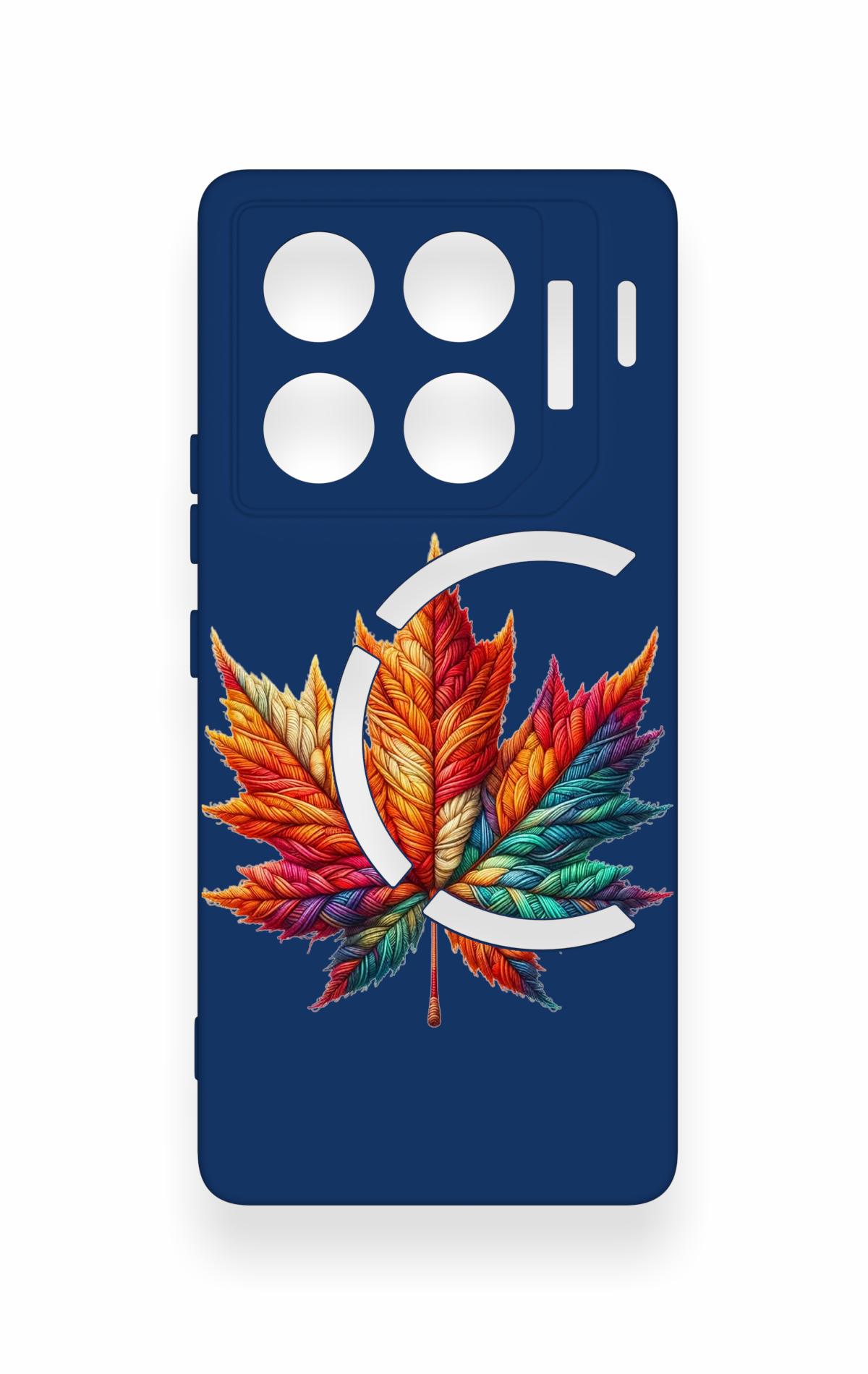 İnfinix Gt 20 Pro Uyumlu Renkli Yaprak Desenli Silikon Kılıf