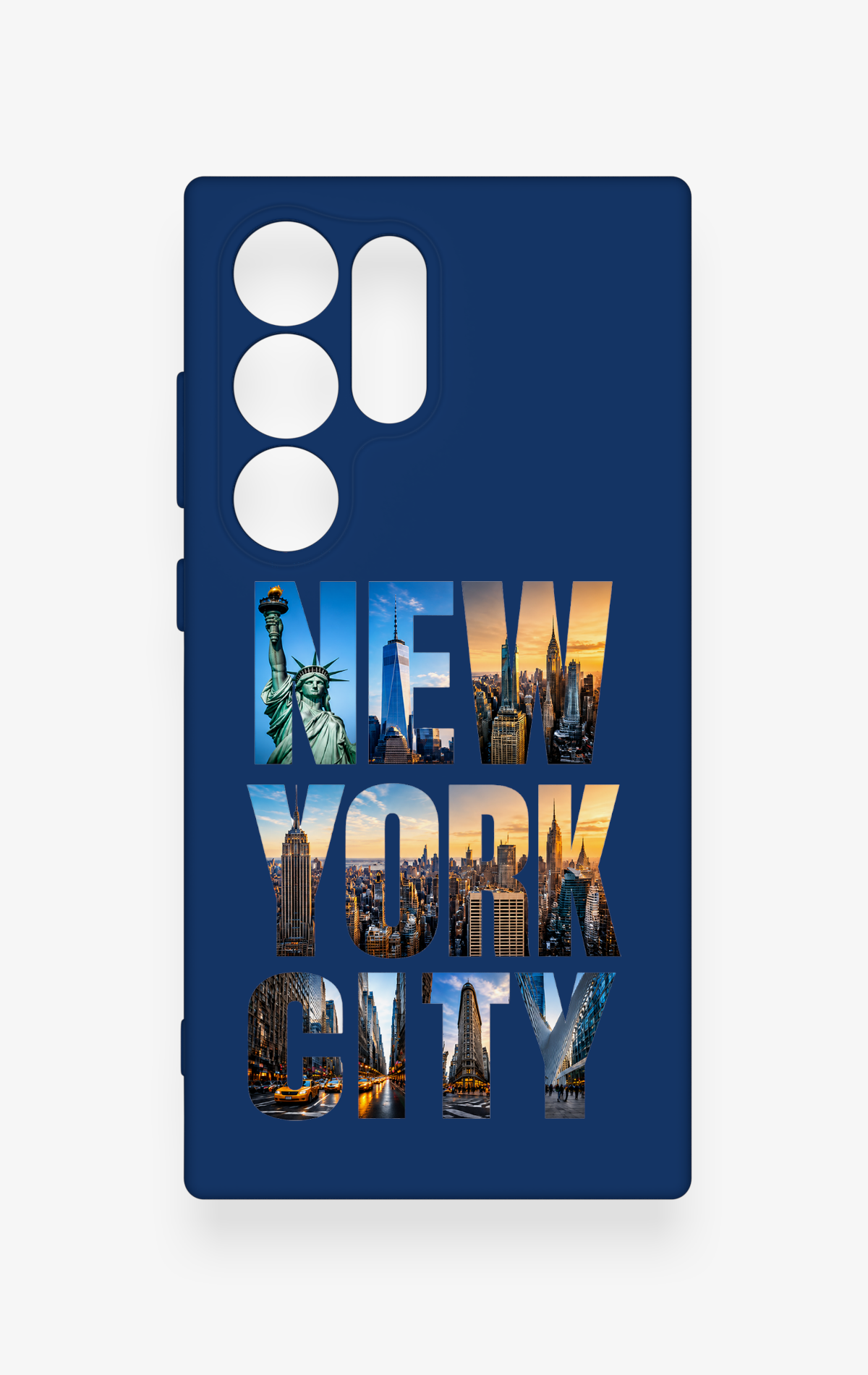 Samsung S24 Ultra Uyumlu New York City Desenli Silikon Kılıf
