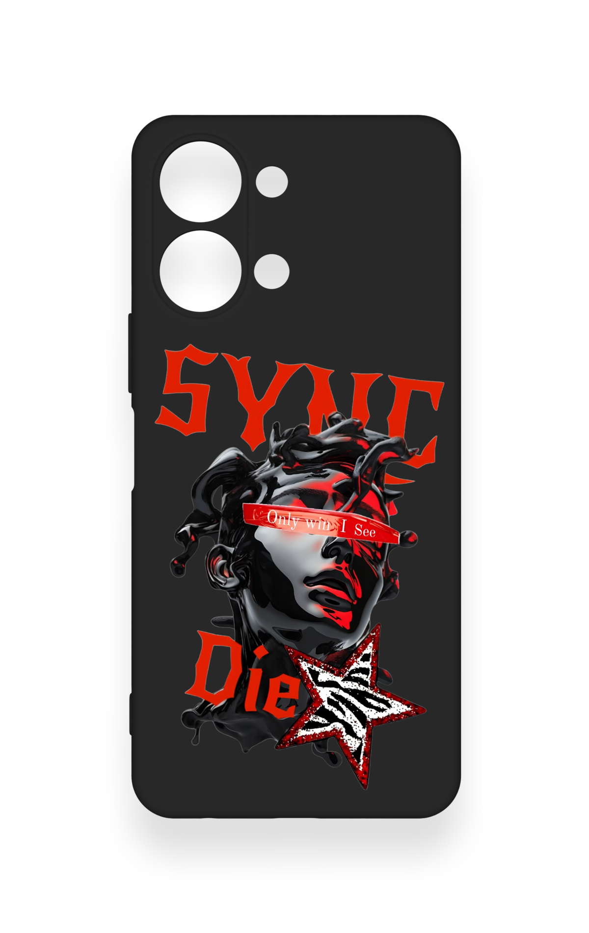 Vivo Y05 4G Uyumlu Sync Die Desenli Silikon Kılıf
