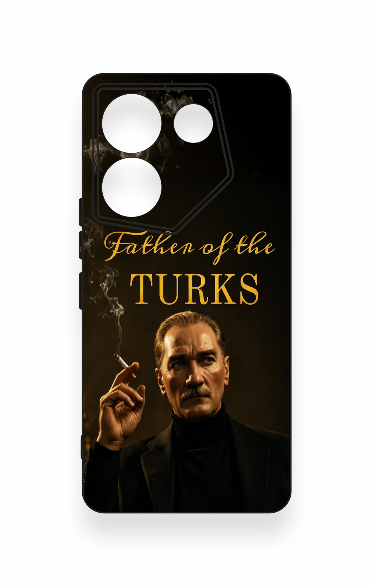 Tecno Caman 20 Pro 5G Uyumlu Father Of The Turks Desenli Silikon Kılıf