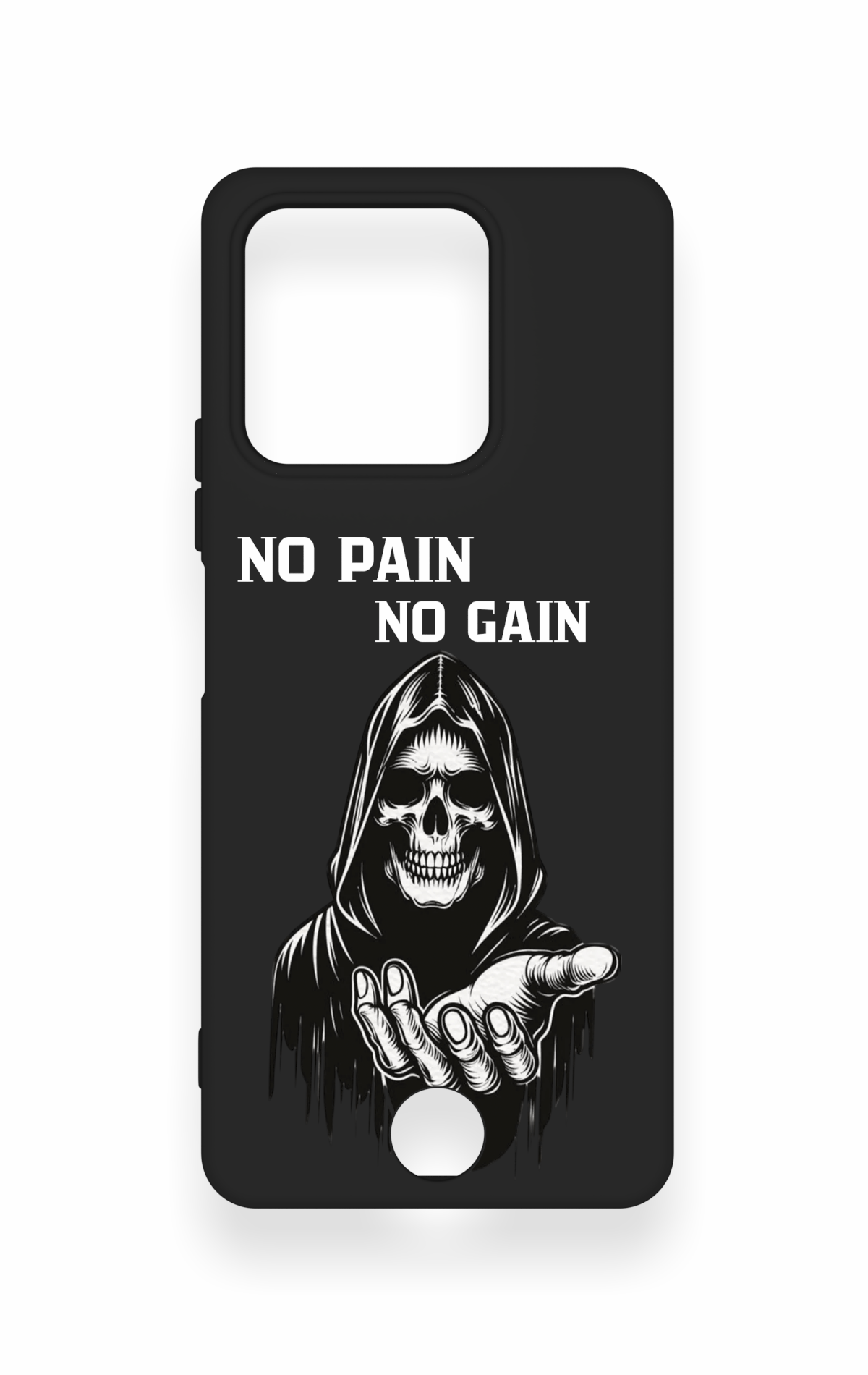 Reeder S71 Uyumlu No Pain No Gain Desenli Silikon Kılıf