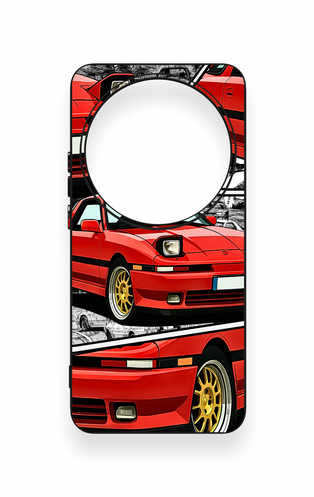 Xiomi Mi 15 Ultra Uyumlu Kırmızı Supra Desenli Silikon Kılıf