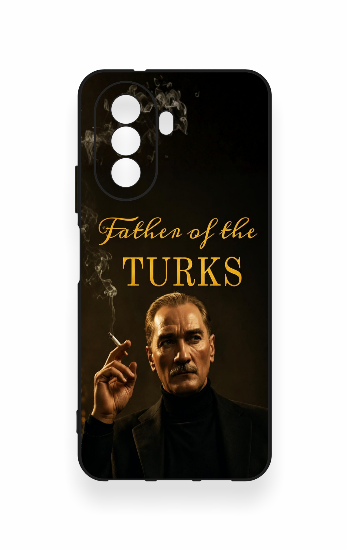 Huawei Nova Y70 Uyumlu Father Of The Turks Desenli Silikon Kılıf