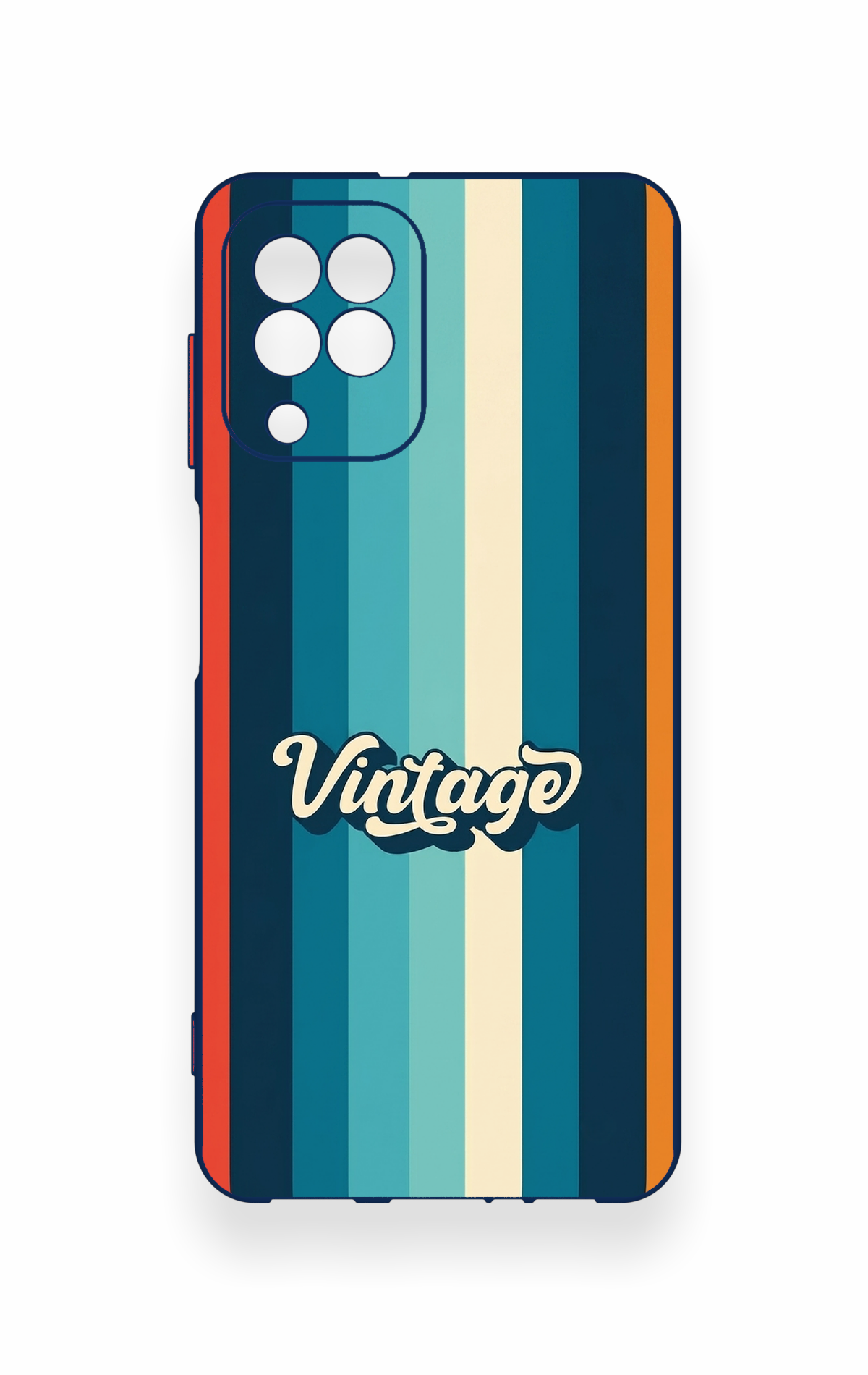 Samsung A22 Uyumlu Vintage Desenli Silikon Kılıf