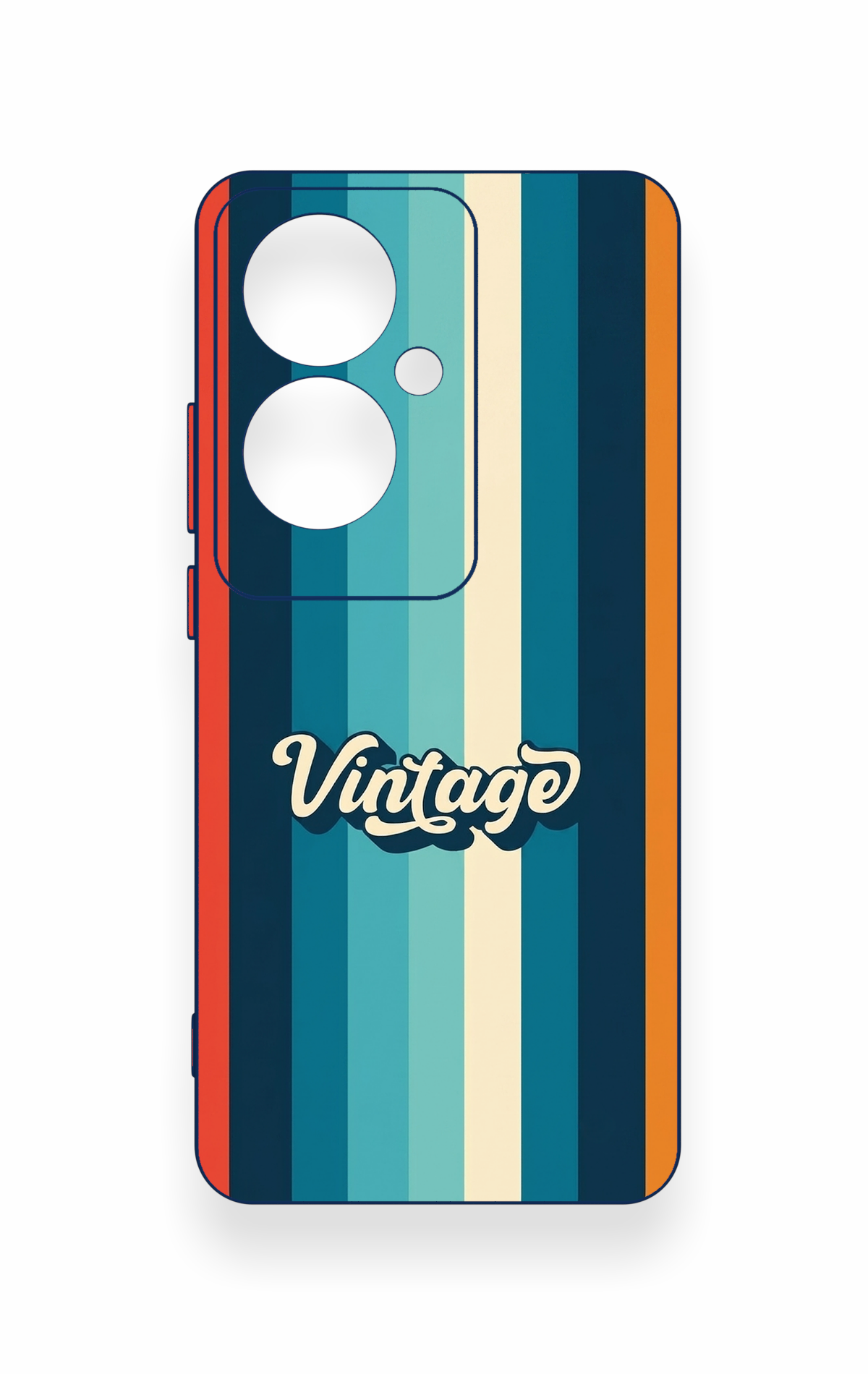 Oppo Reno 11F Uyumlu Vintage Desenli Silikon Kılıf