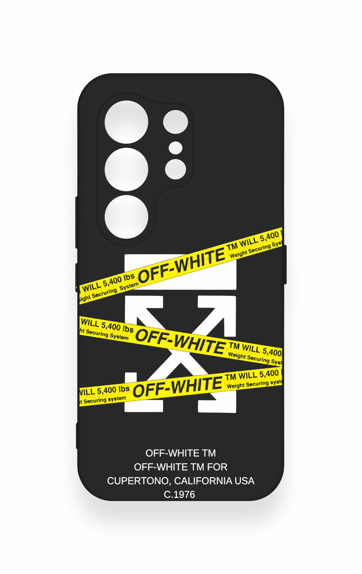 Tecno Camon 50 4G Uyumlu Off White Desenli Silikon Kılıf