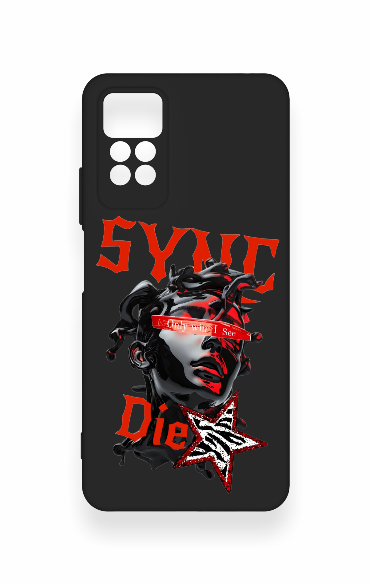 Redmi Note 11 Pro 4G Uyumlu Sync Die Desenli Silikon Kılıf
