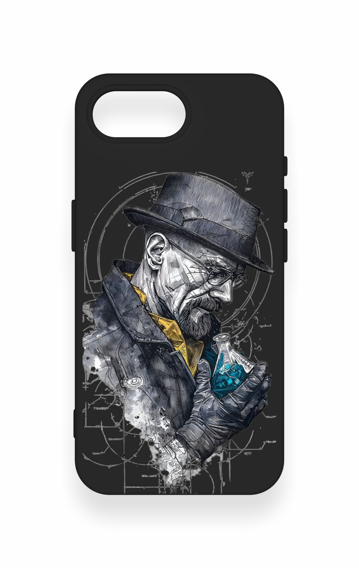 iPhone 16E Uyumlu Walter White Desenli Silikon Kılıf