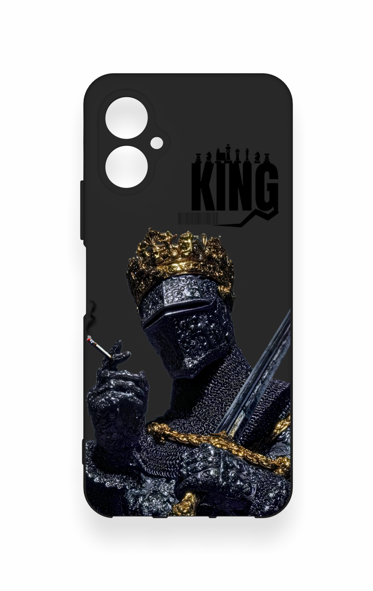 Omix X5 Uyumlu King Desenli Silikon Kılıf