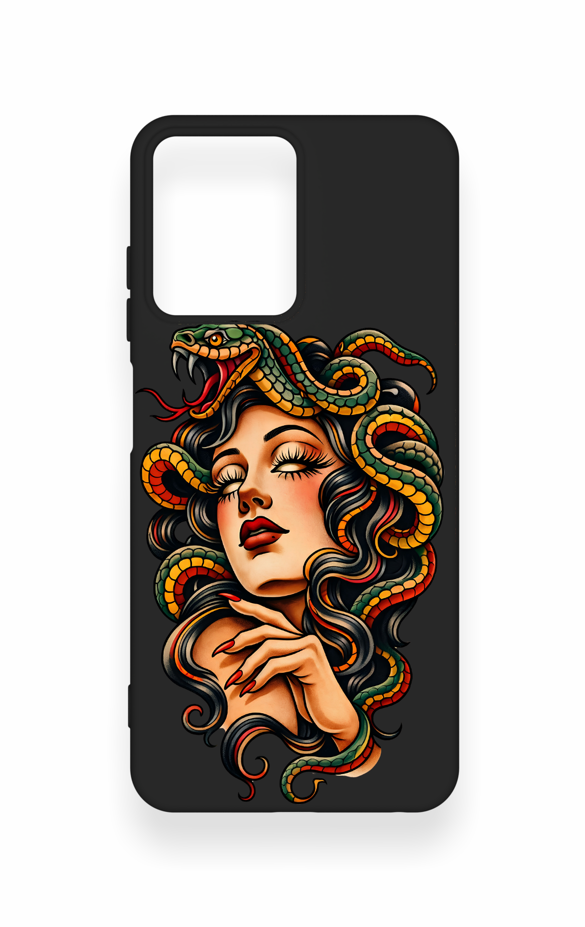 Casper Via M40 Uyumlu Medusa Desenli Silikon Kılıf