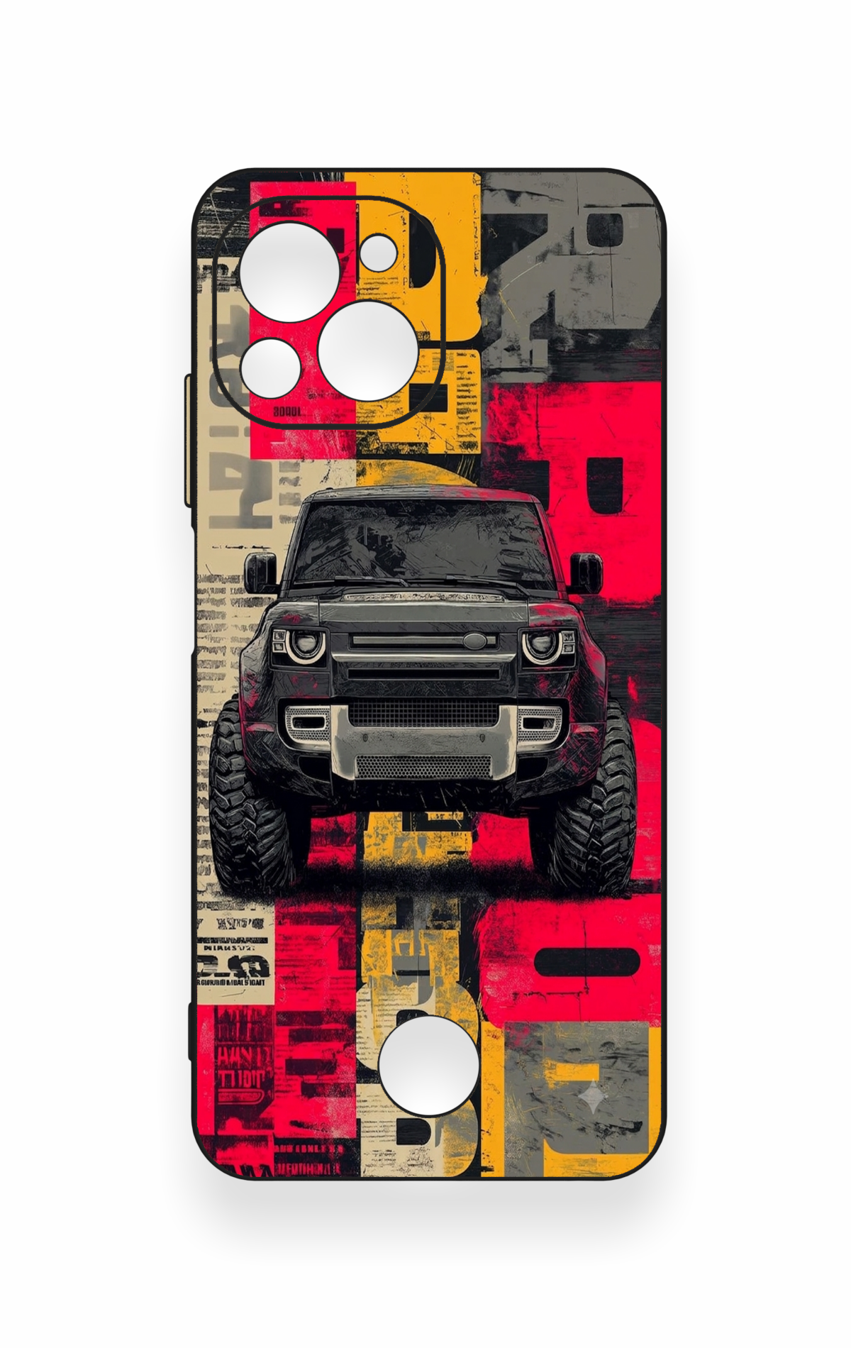 Reeder S23 Pro Max Uyumlu Defender Truck Desenli Silikon Kılıf
