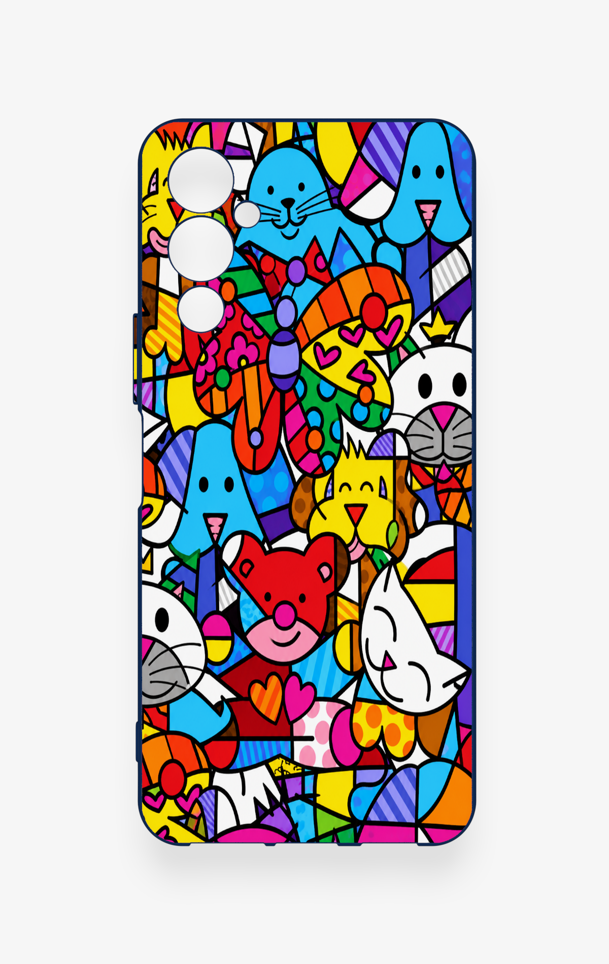 Tecno Pova Neo 4 Uyumlu Britto Garden Desenli Silikon Kılıf