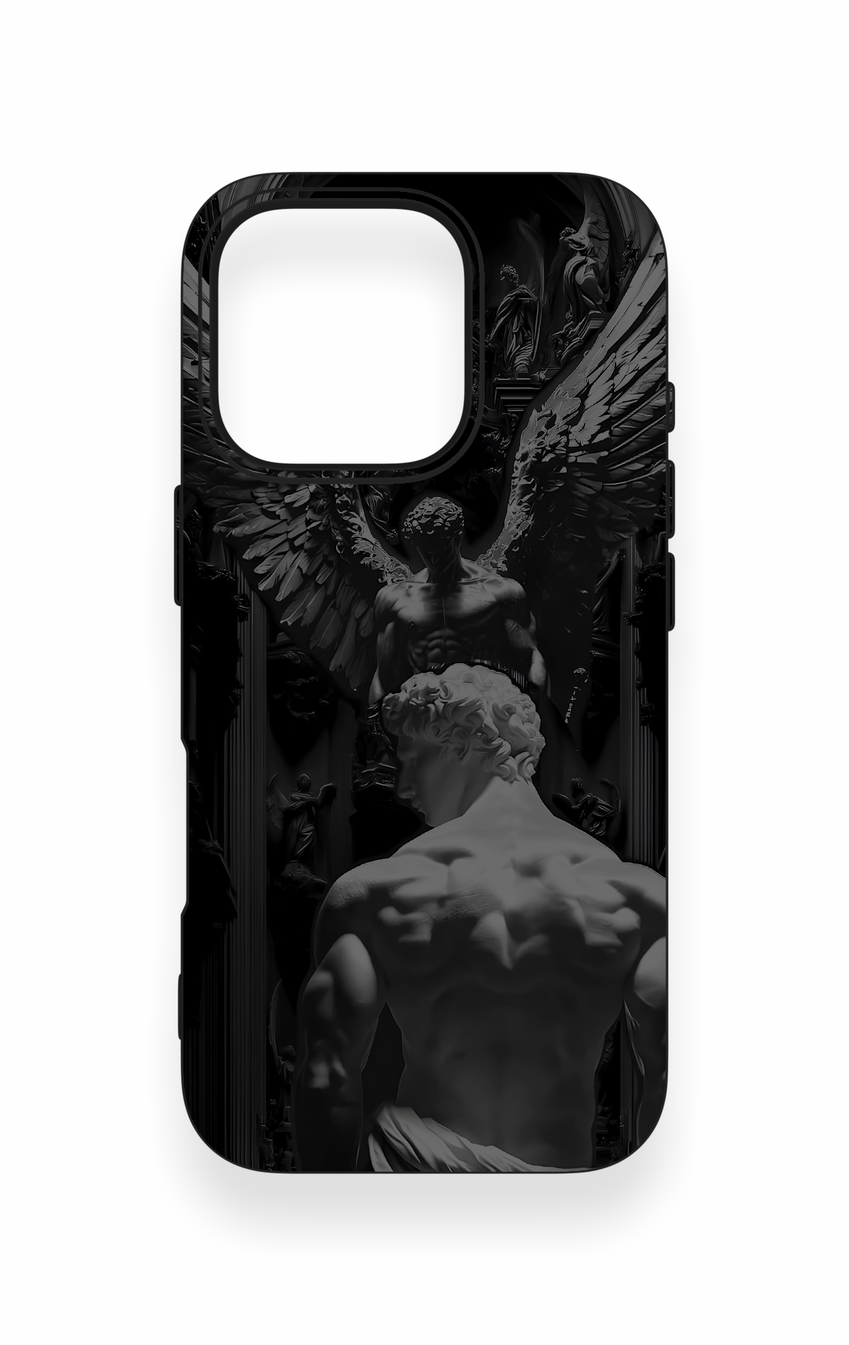iPhone 16 Pro Uyumlu Icarus Desenli Silikon Kılıf