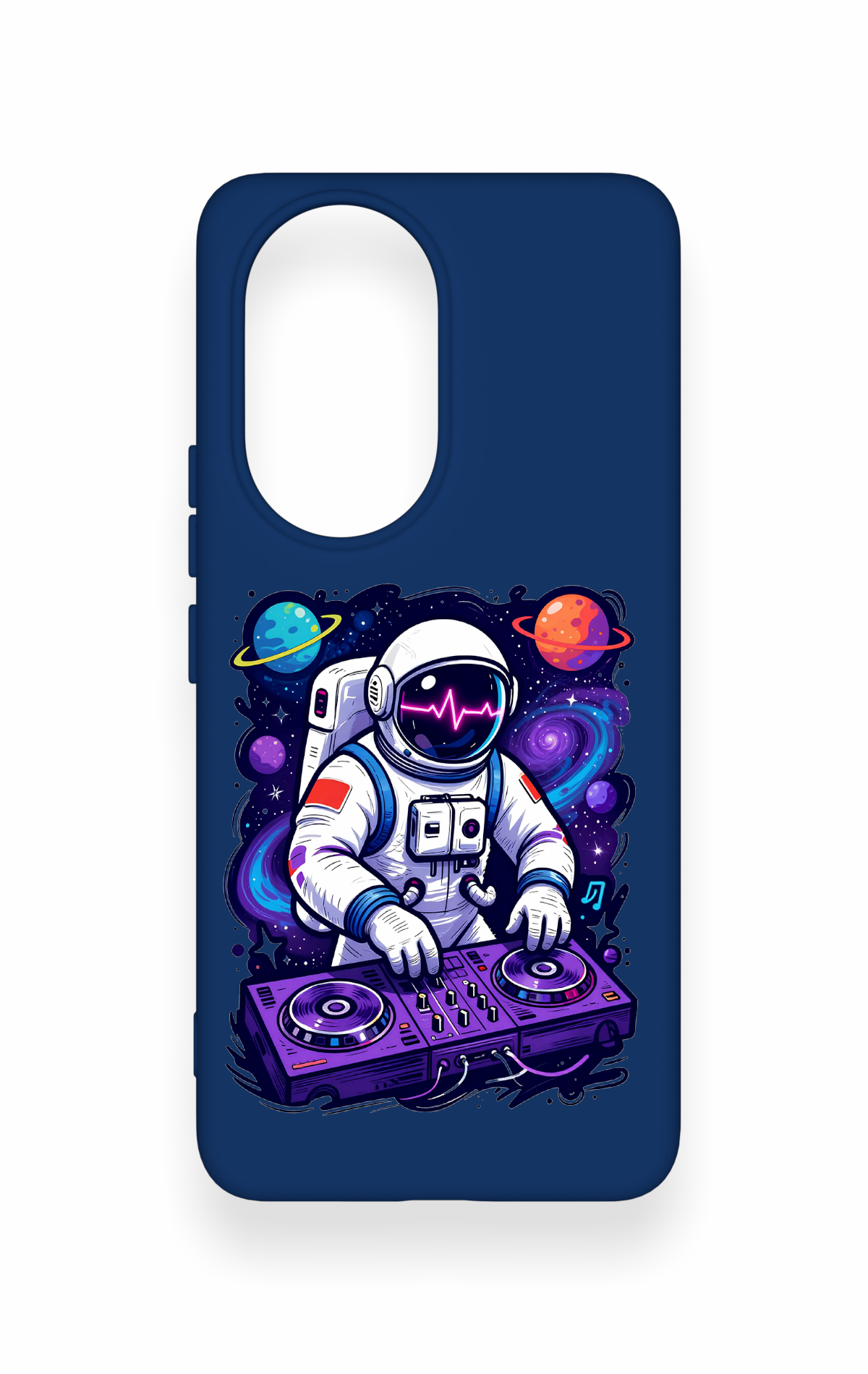 Honor 200 5G Uyumlu Astronot DJ Desenli Silikon Kılıf