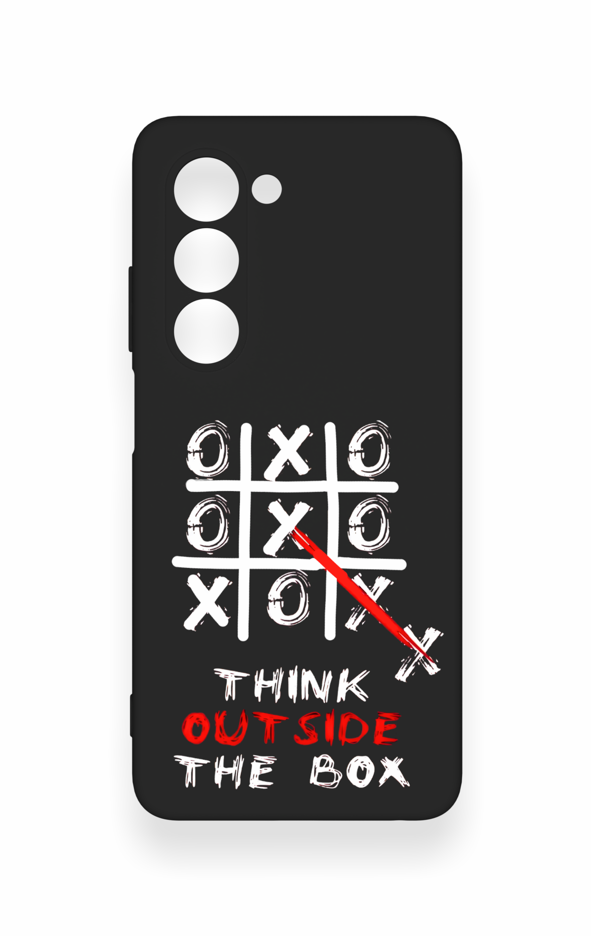 Oppo A5 5G Uyumlu Out Side The Box Desenli Silikon Kılıf
