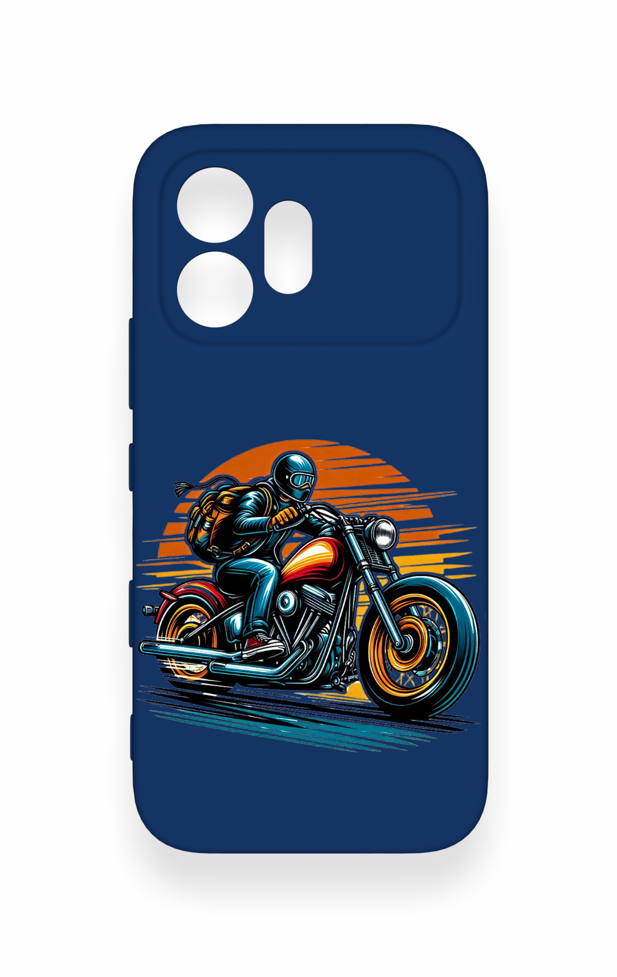 Honor 600 Uyumlu Moto Rider Desenli Silikon Kılıf