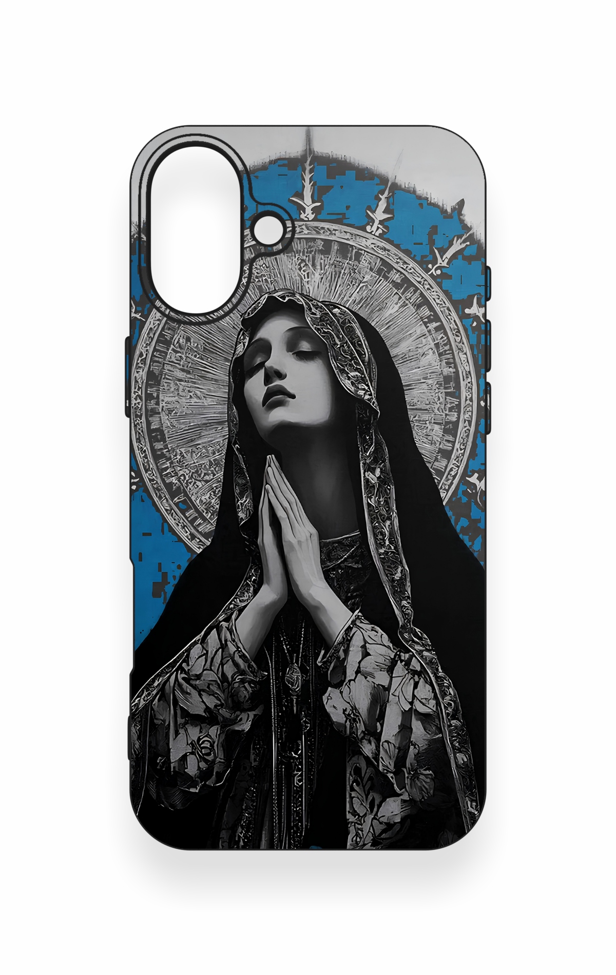 iPhone 16 Plus Uyumlu Rahibe Desenli Silikon Kılıf