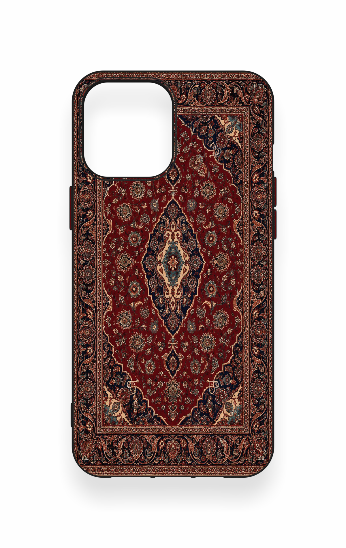 iPhone 12 Pro Max Uyumlu Acem Halı Desenli Silikon Kılıf
