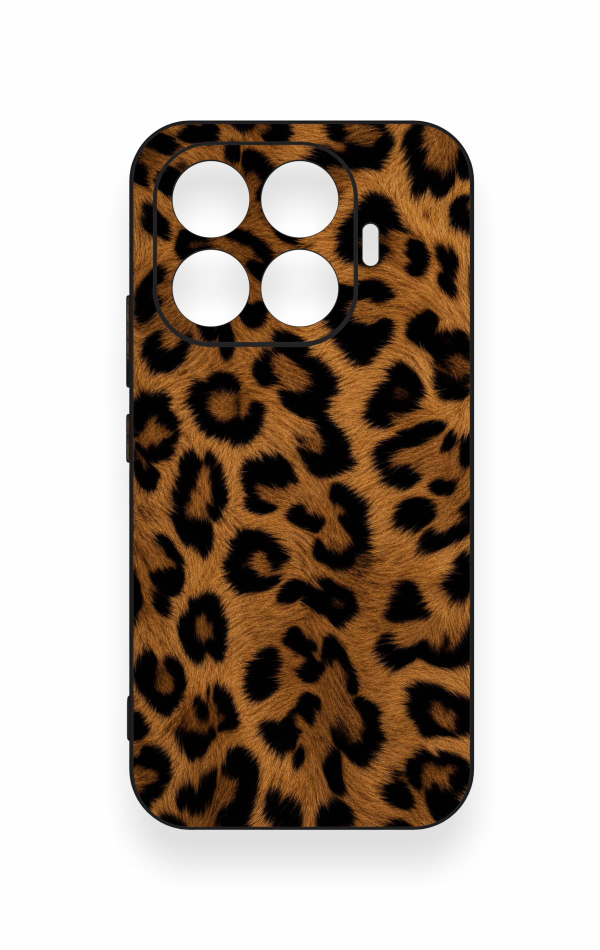 Xiaomi Mi 17T 5G Uyumlu Koyu Leopar Deri Desenli Silikon Kılıf