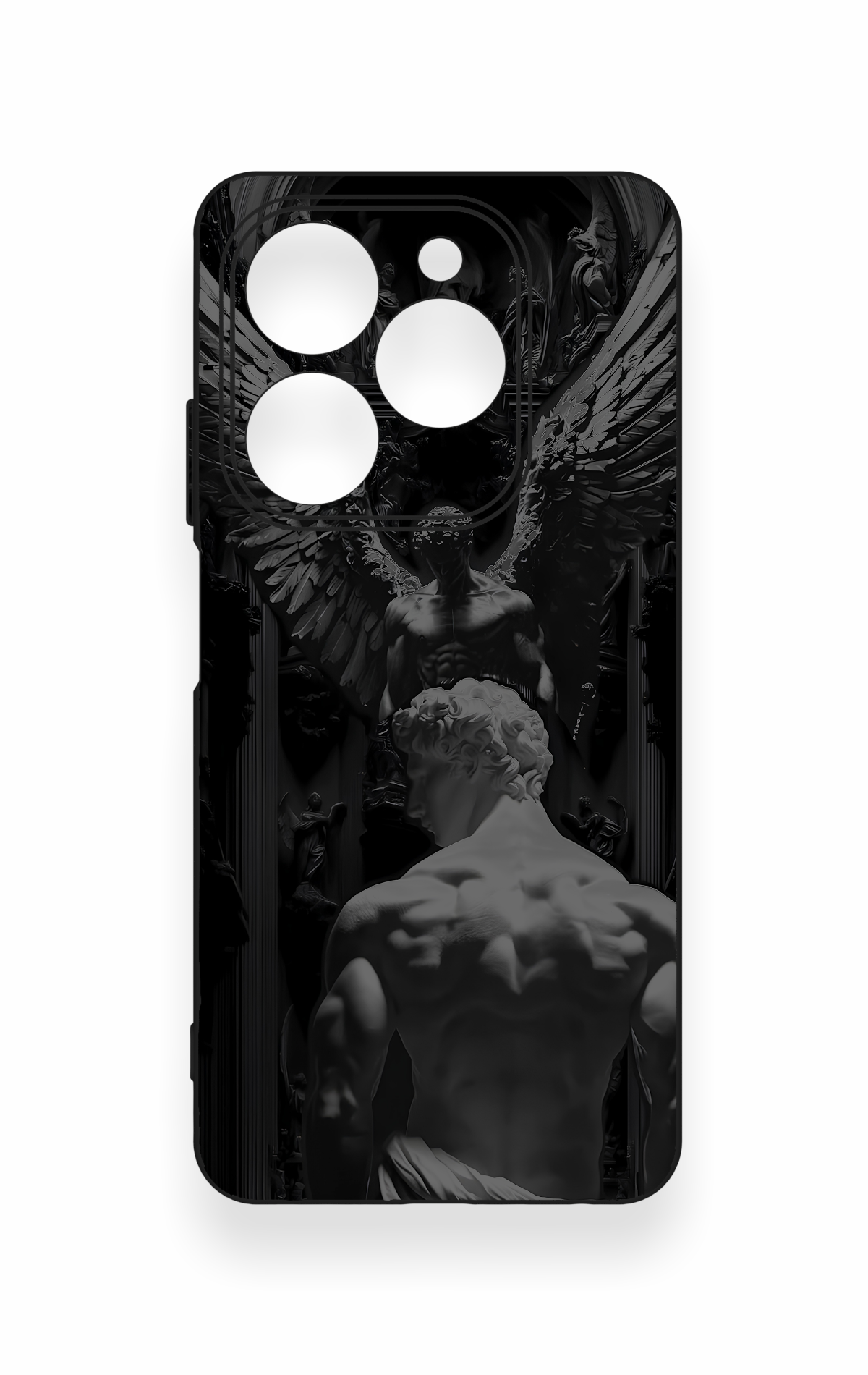 Tecno Spark 20C Uyumlu Icarus Desenli Silikon Kılıf