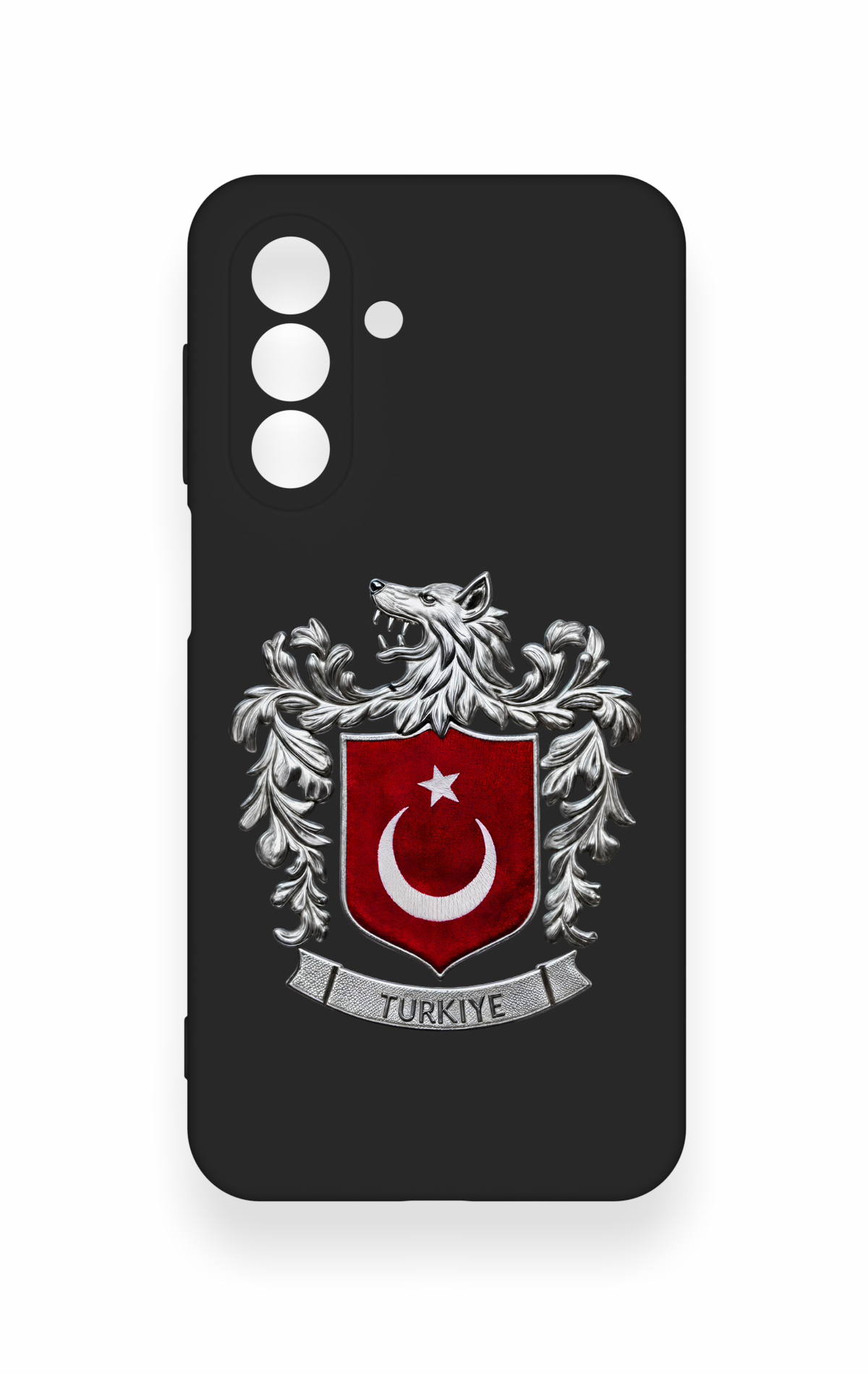 Samsung A17 Uyumlu Türk Arma Desenli Silikon Kılıf