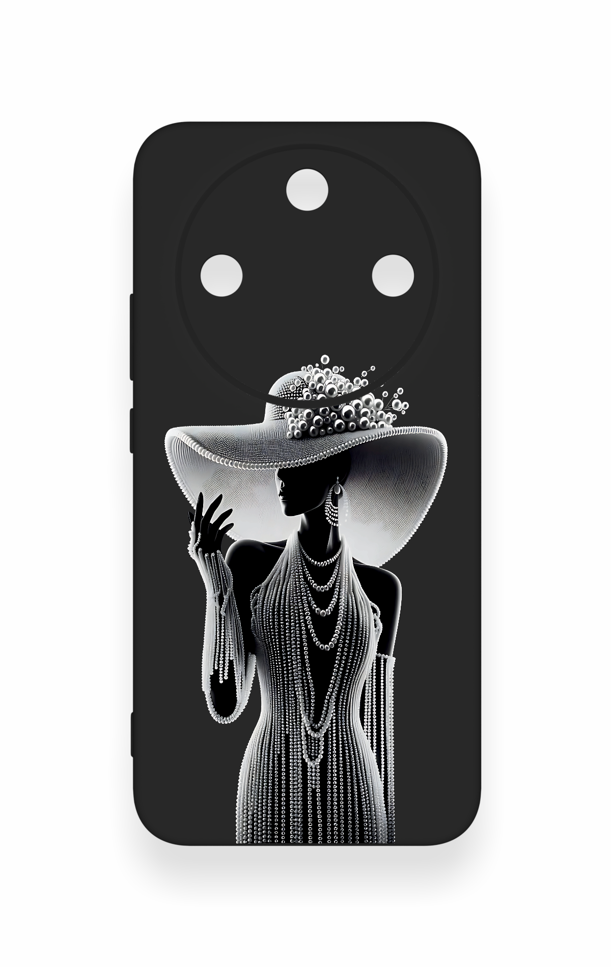 Honor Magic 8 Lite Uyumlu Lady Desenli Silikon Kılıf