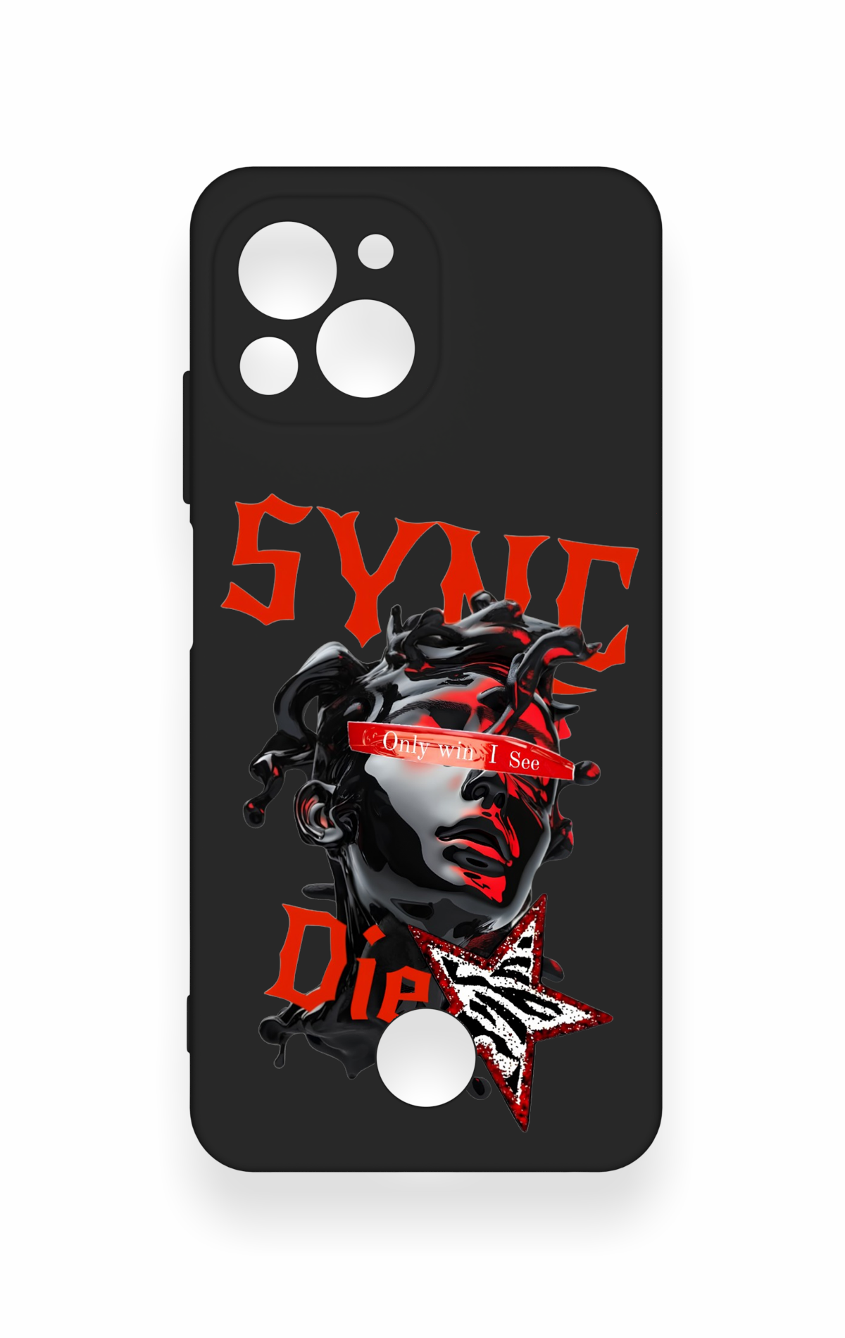 Reeder S23 Pro Max Uyumlu Sync Die Desenli Silikon Kılıf