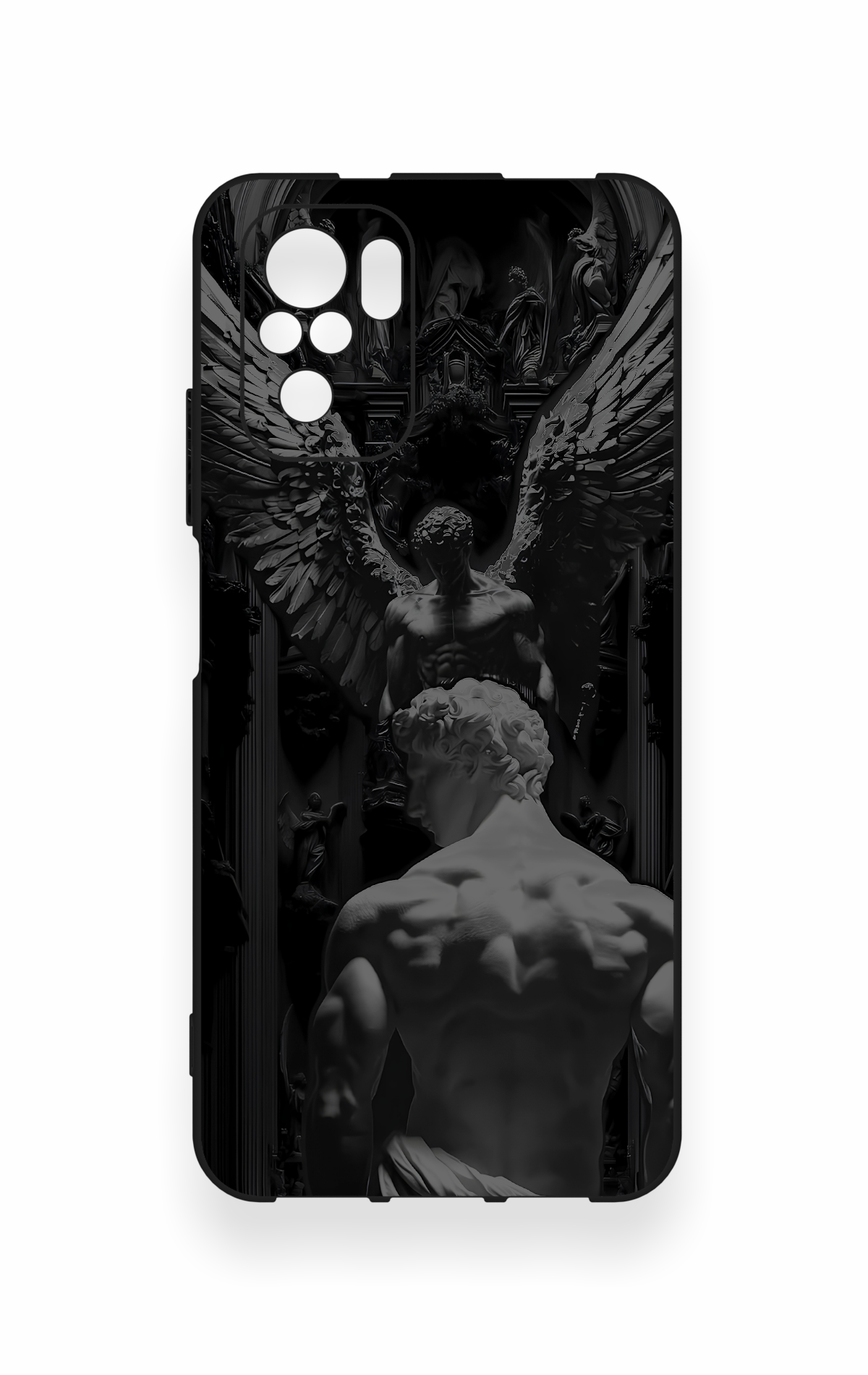 Redmi Note 10-10S Uyumlu Icarus Desenli Silikon Kılıf