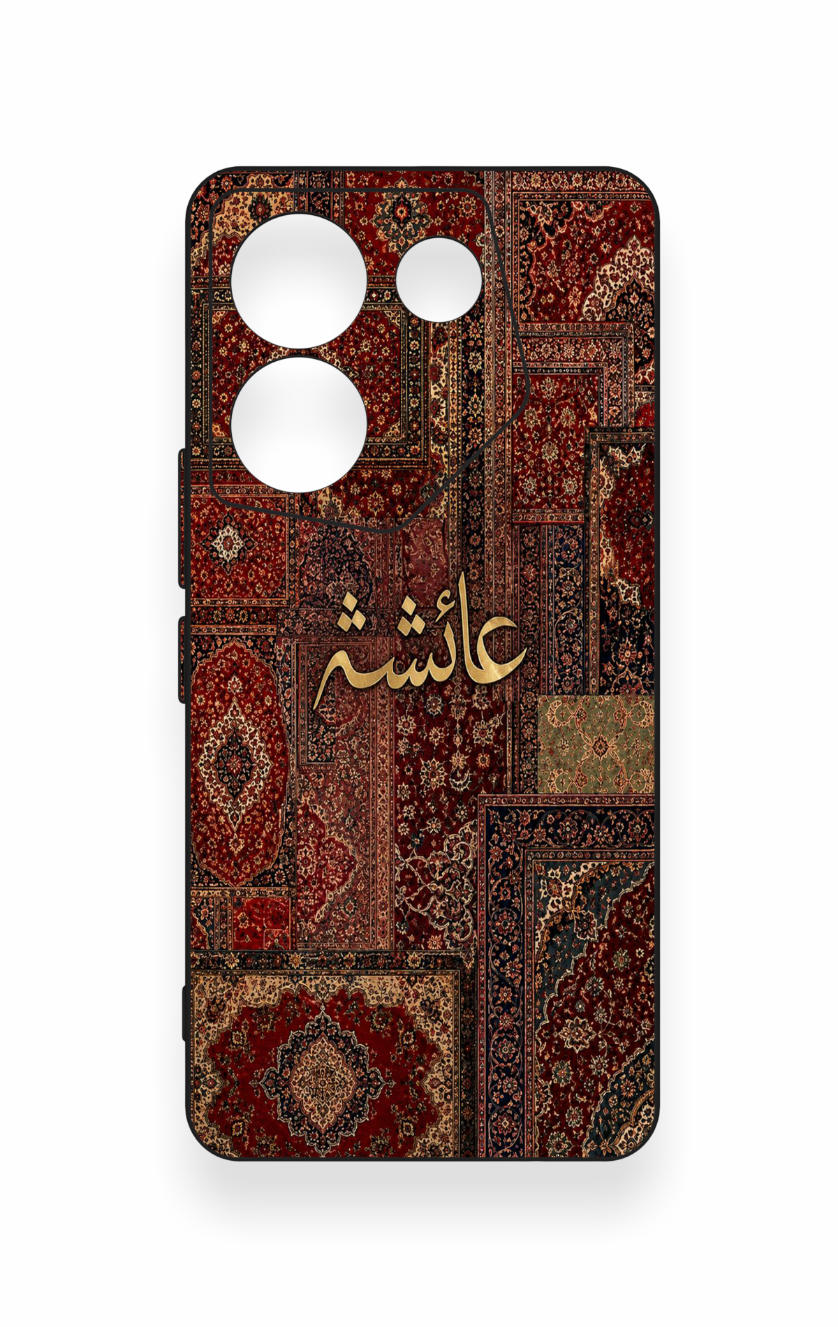 Tecno Camon 20 Pro Uyumlu Vintage Halı Desenli Silikon Kılıf