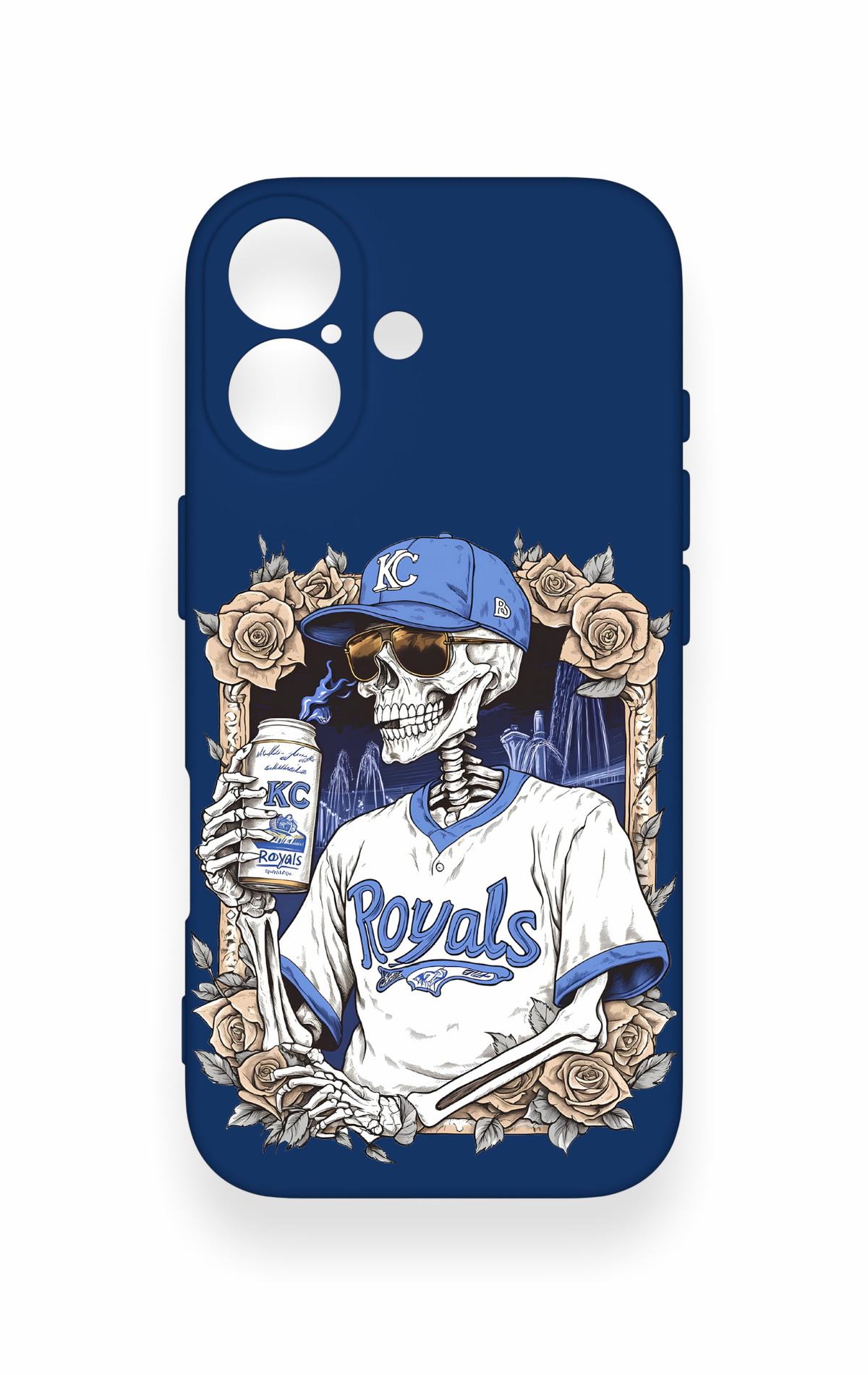 iPhone 17 Uyumlu Royals Desenli Silikon Kılıf