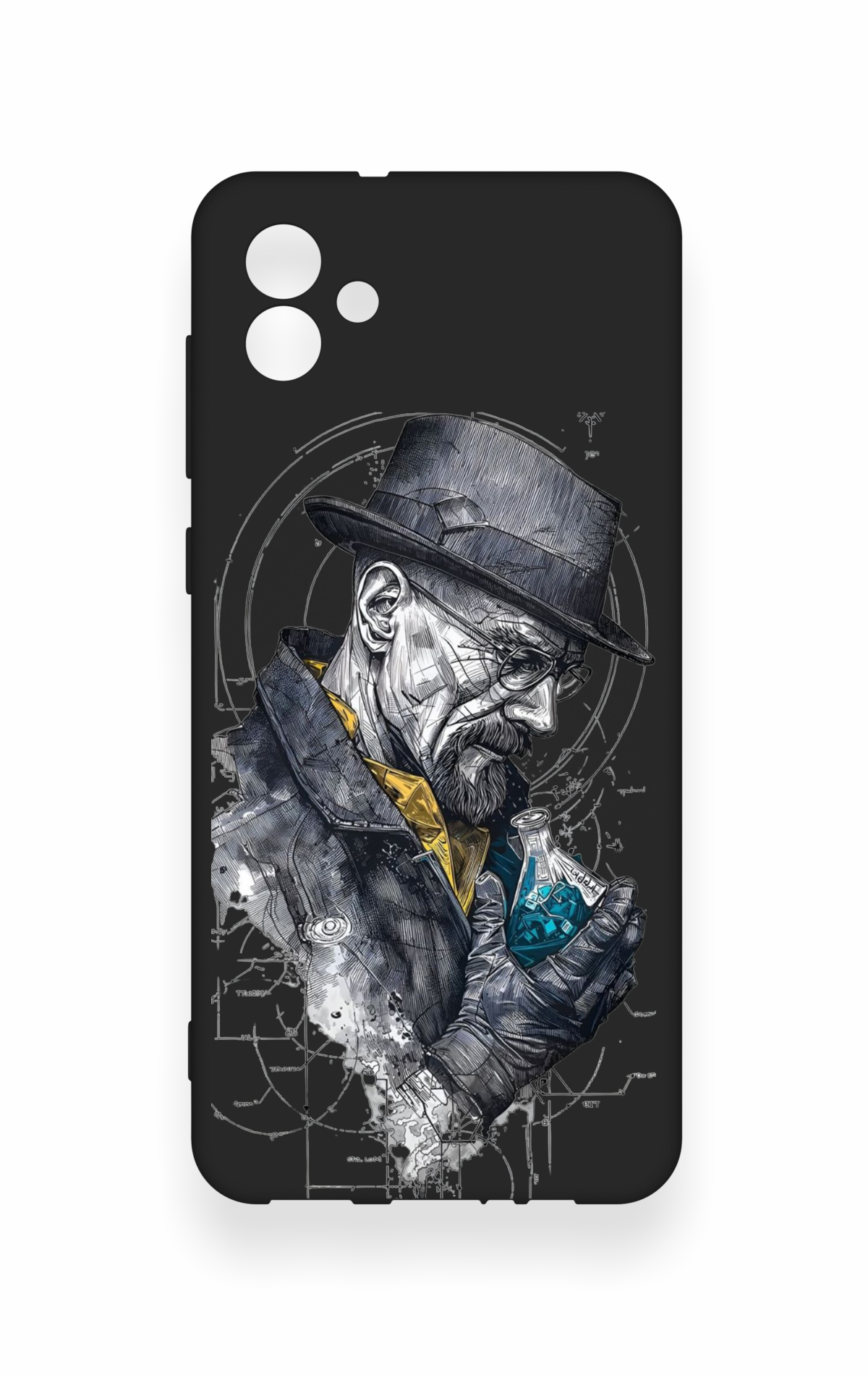 Samsung A04 Uyumlu Walter White Desenli Silikon Kılıf